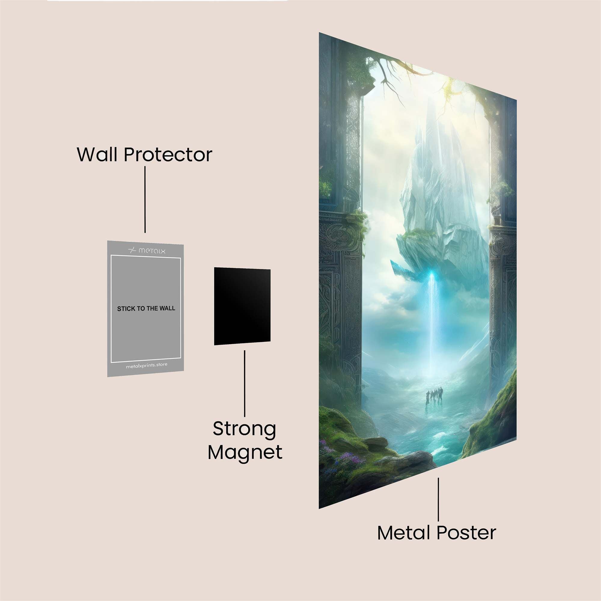 Mystic Ascent Safe Wall Magnetic / M