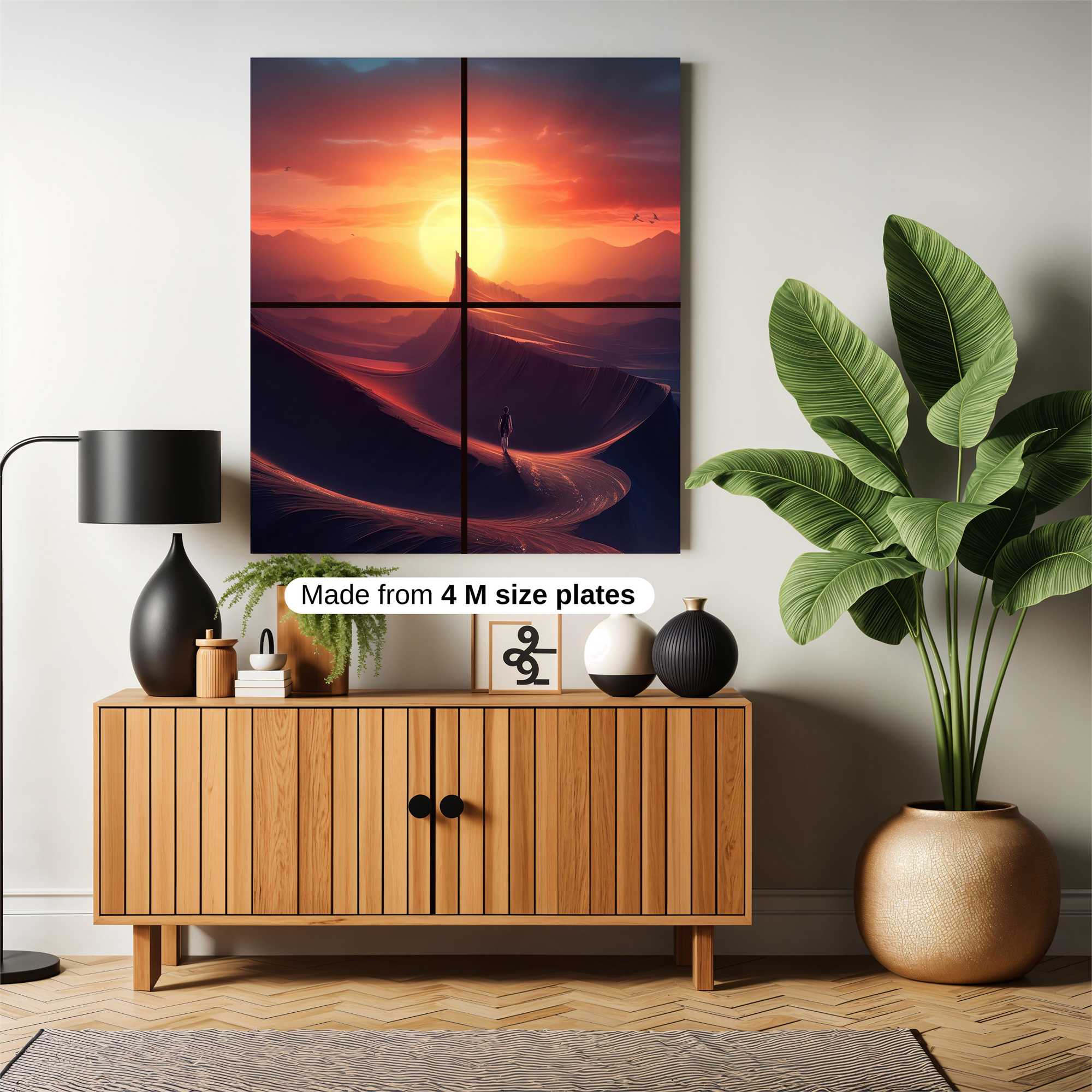 Sunset Solitude Safe Wall Magnetic / M