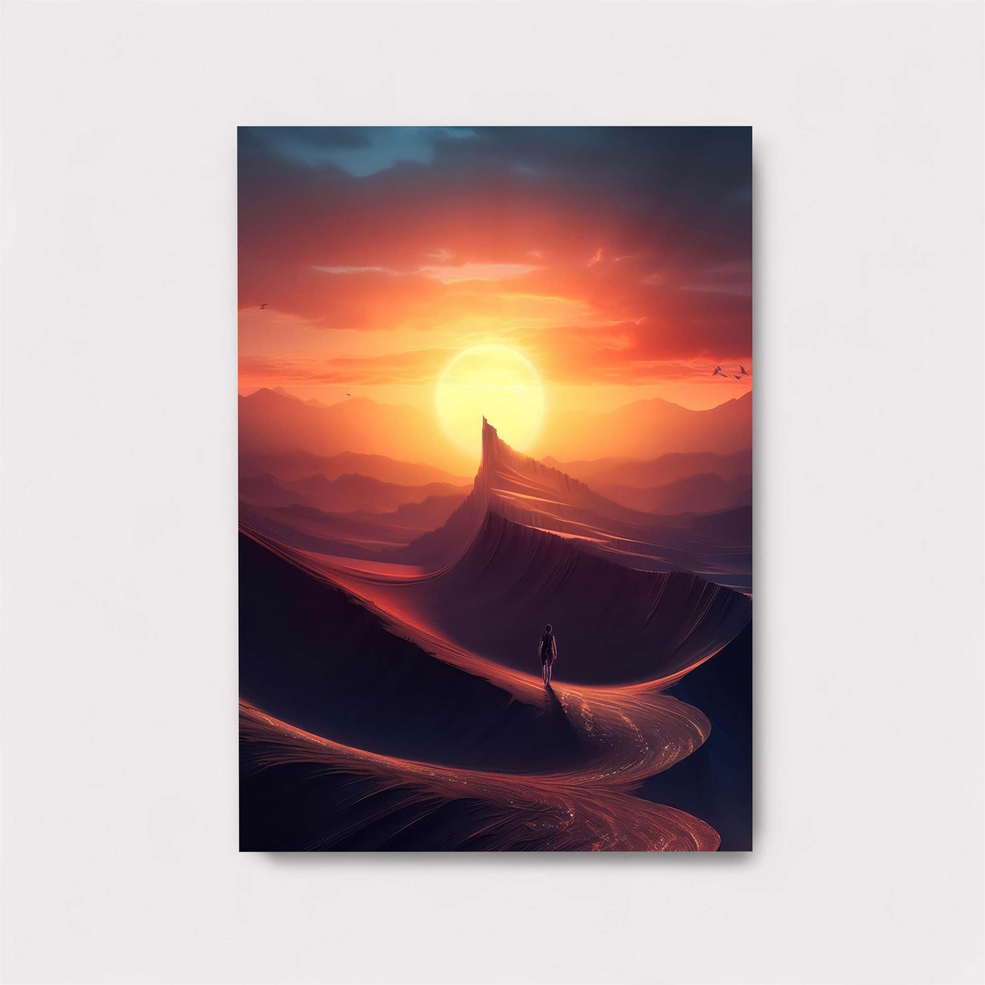 Sunset Solitude Safe Wall Magnetic / M