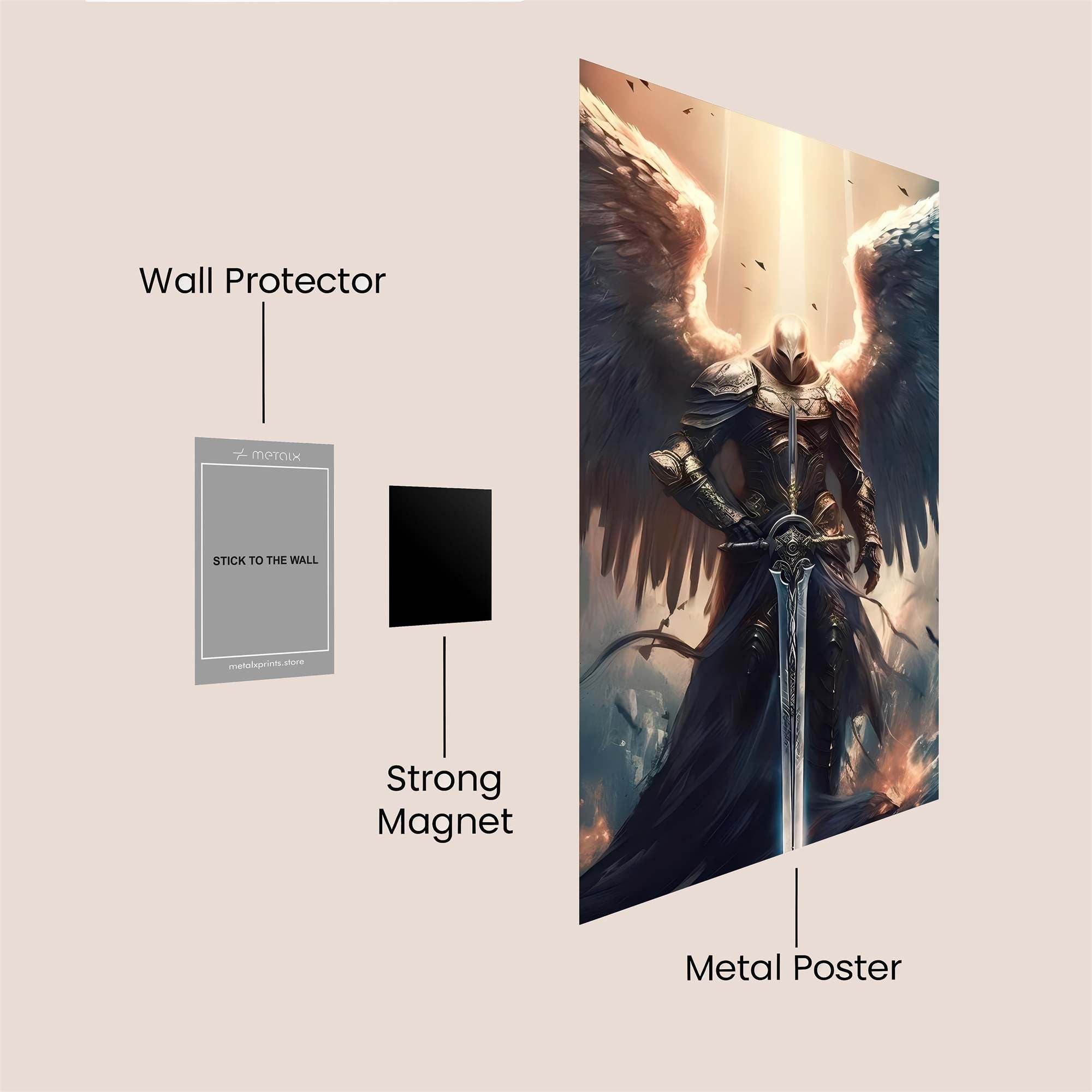 Archangel Resolute Safe Wall Magnetic / M