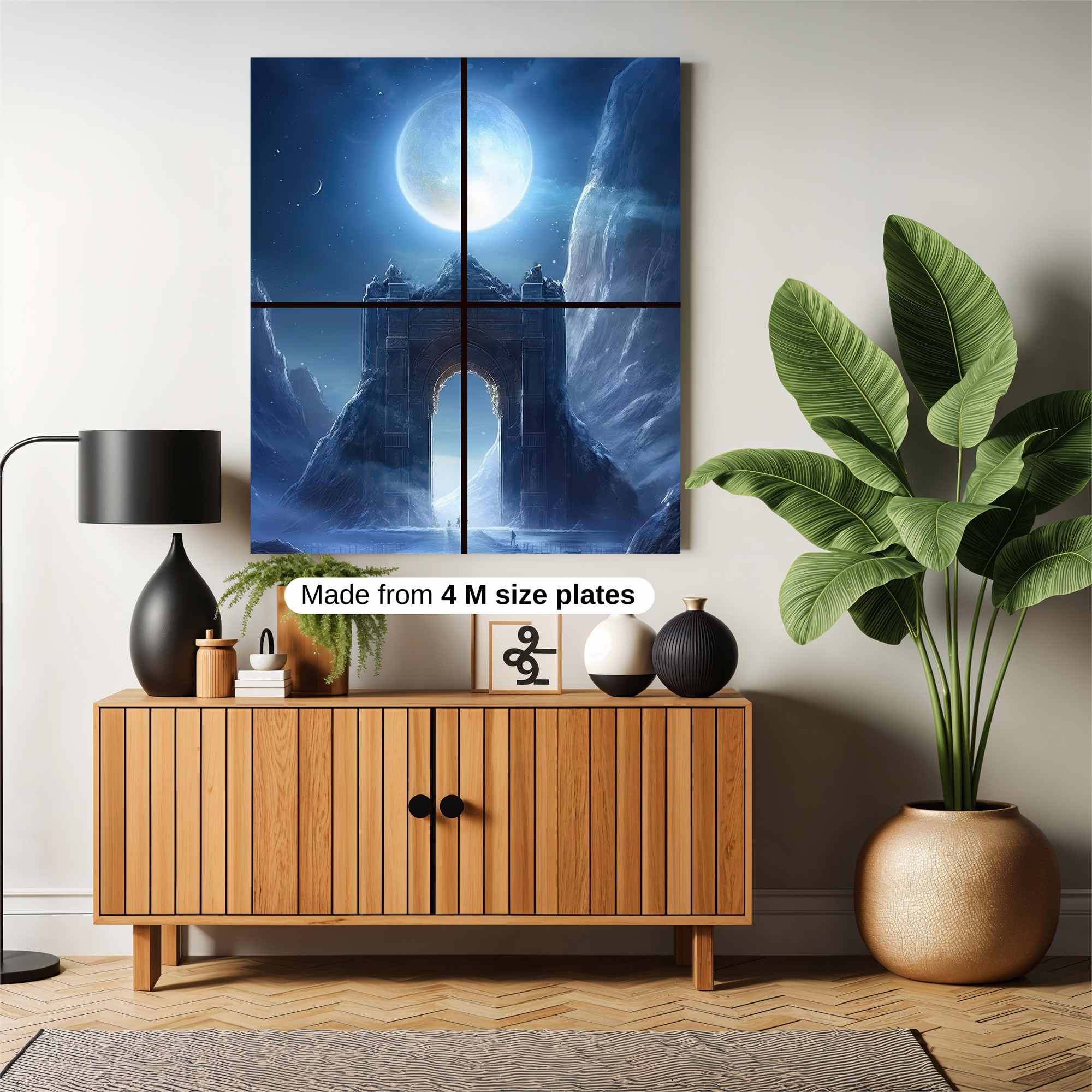 Moonlit Gateway Safe Wall Magnetic / M