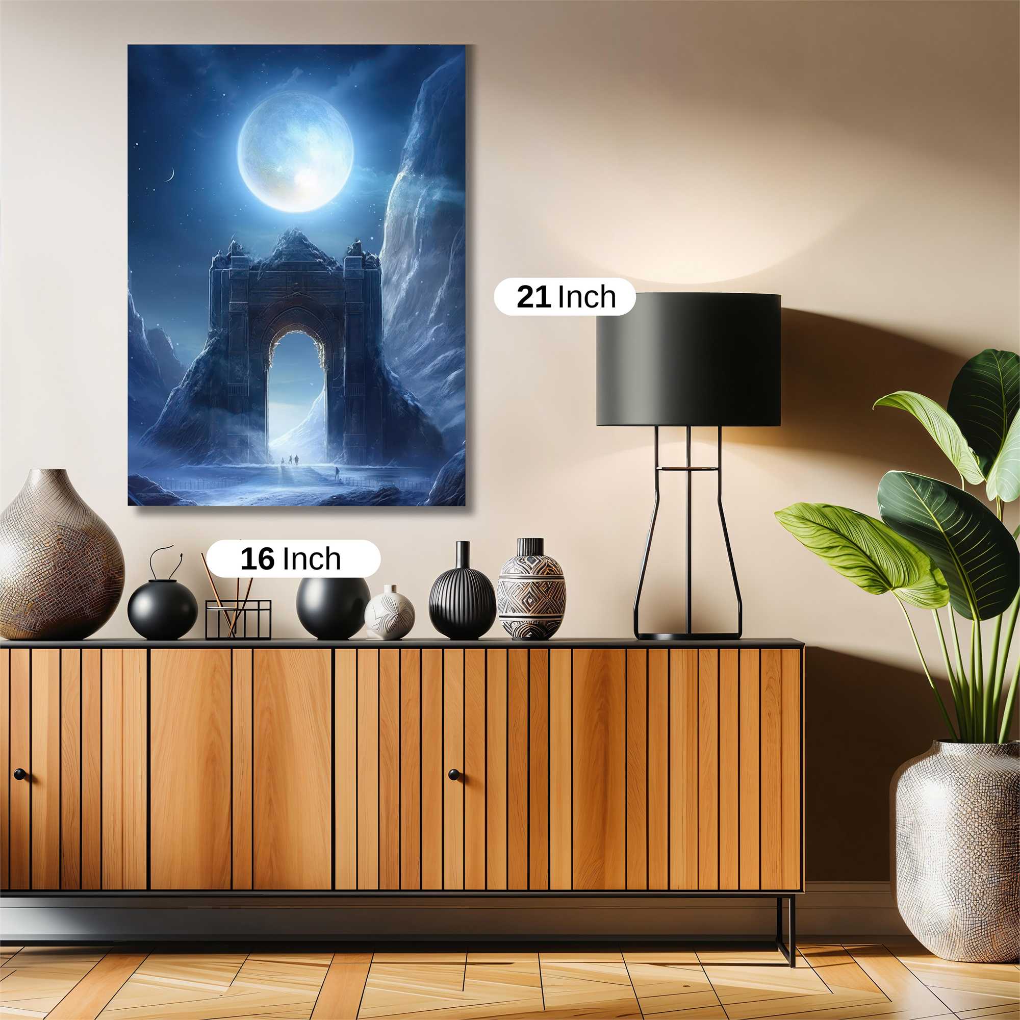 Moonlit Gateway Safe Wall Magnetic / M