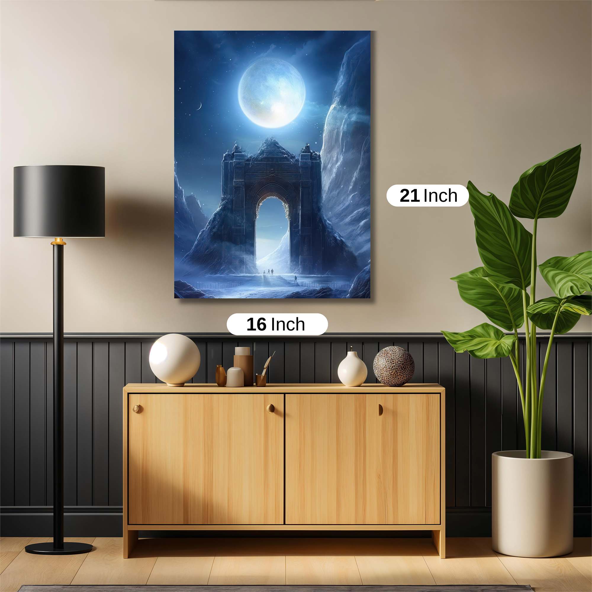Moonlit Gateway Safe Wall Magnetic / M