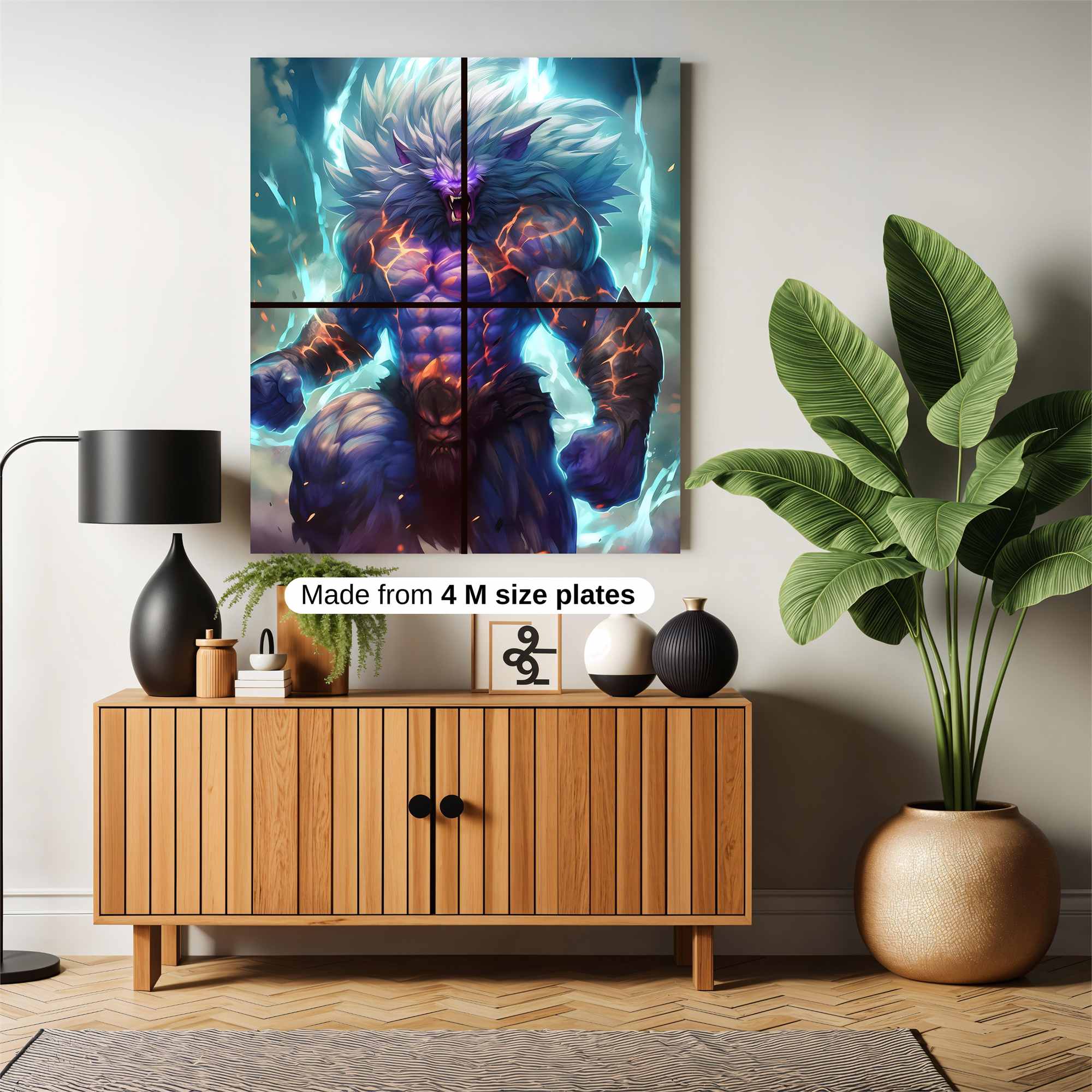 Thunderous Rage Safe Wall Magnetic / M