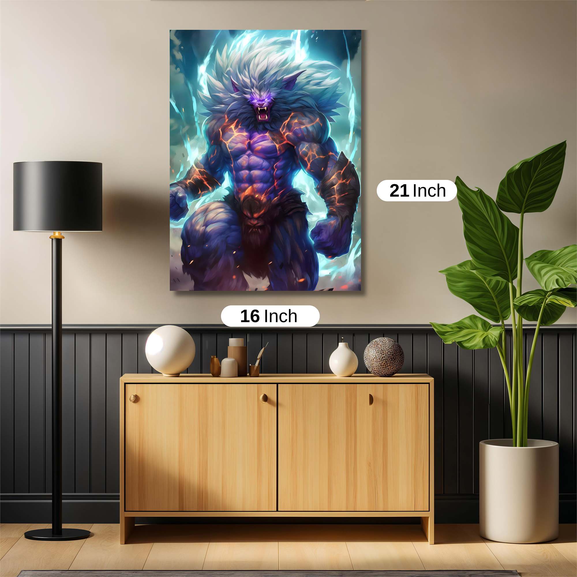 Thunderous Rage Safe Wall Magnetic / M