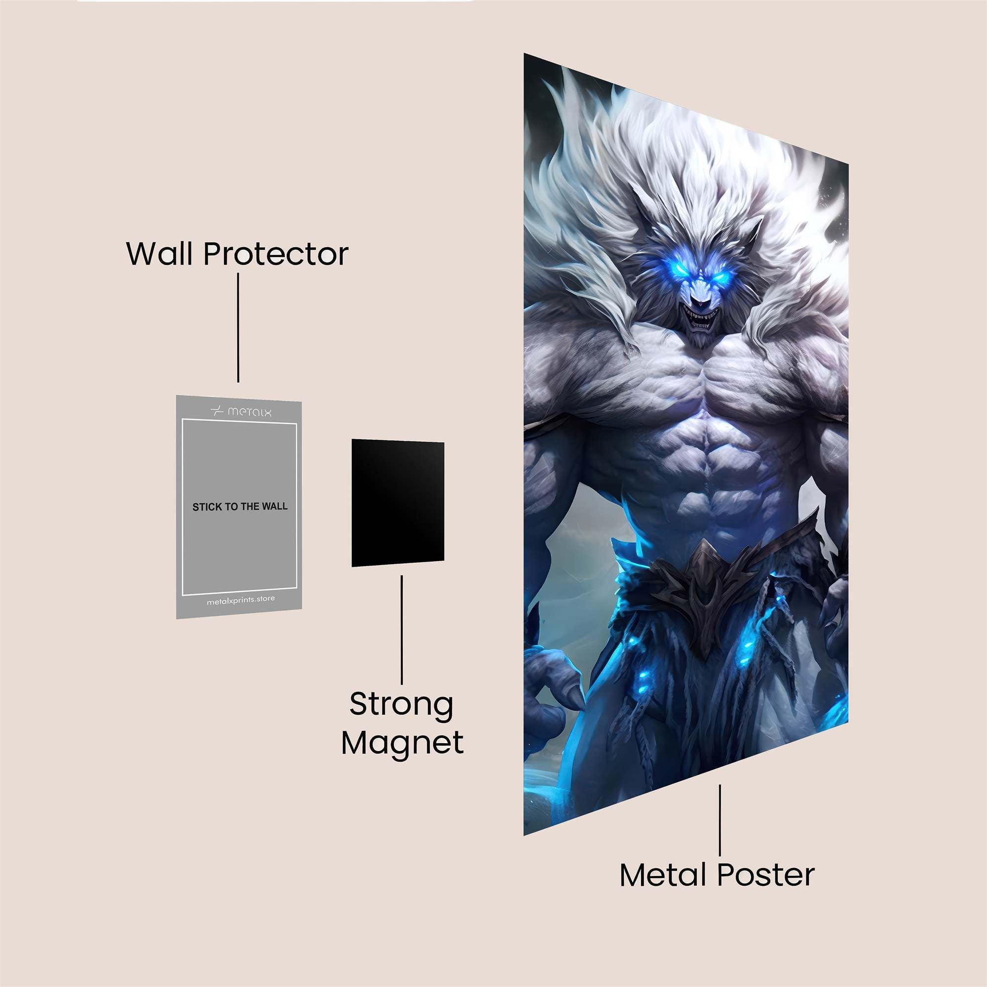 Frost Titan Safe Wall Magnetic / M