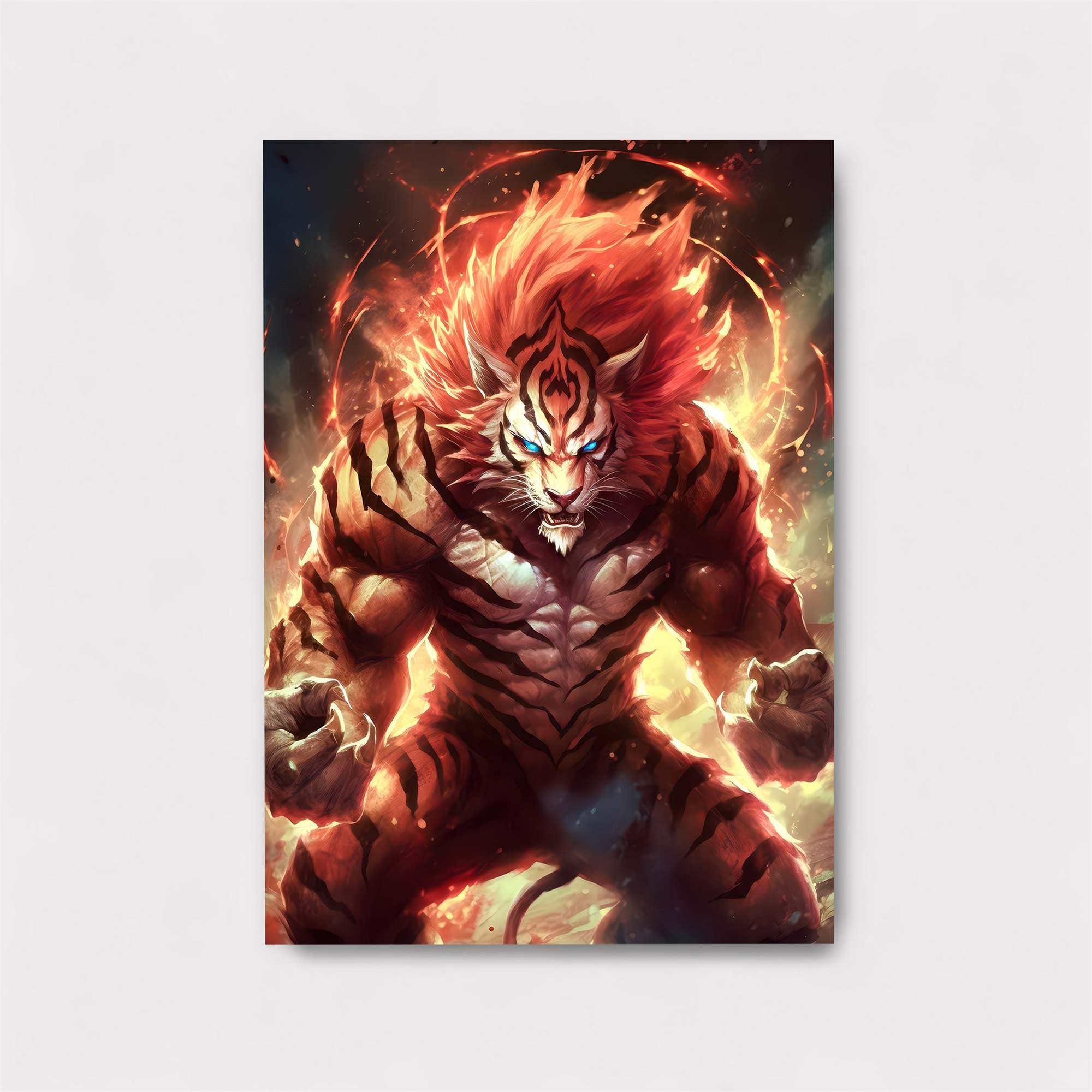 Tiger Inferno Safe Wall Magnetic / M