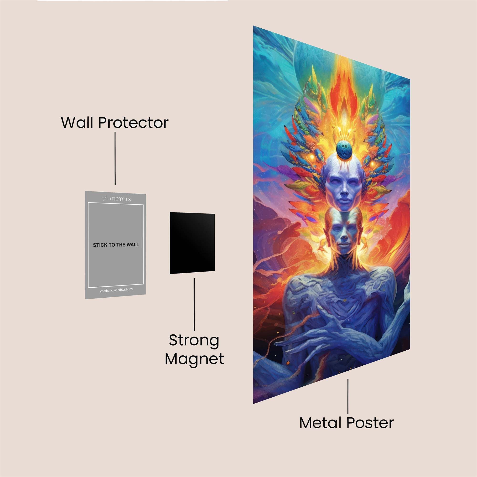 Cosmic Awakening Safe Wall Magnetic / M