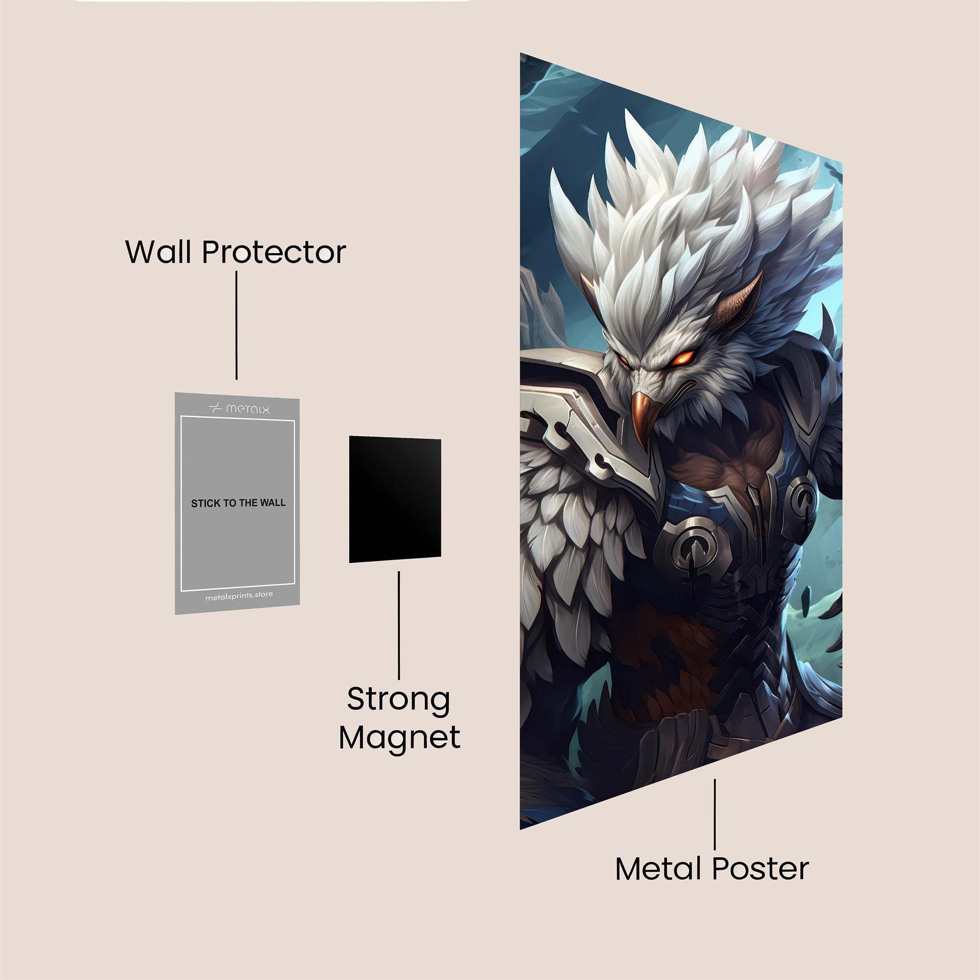 Eagle Fury Safe Wall Magnetic / M