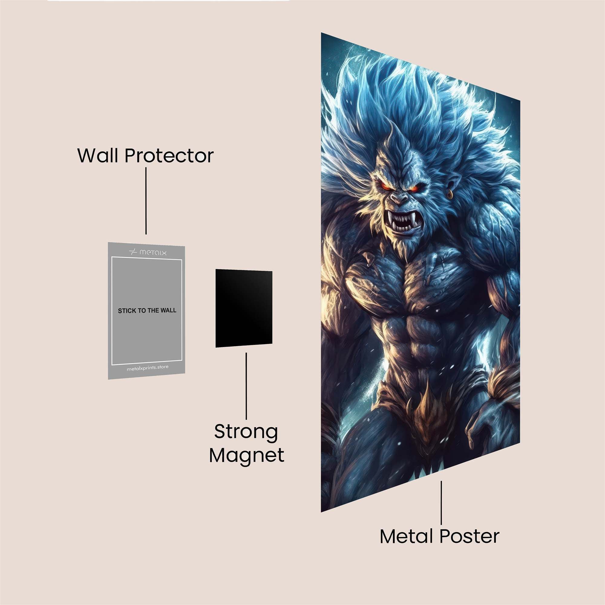 Yeti Rage Safe Wall Magnetic / M