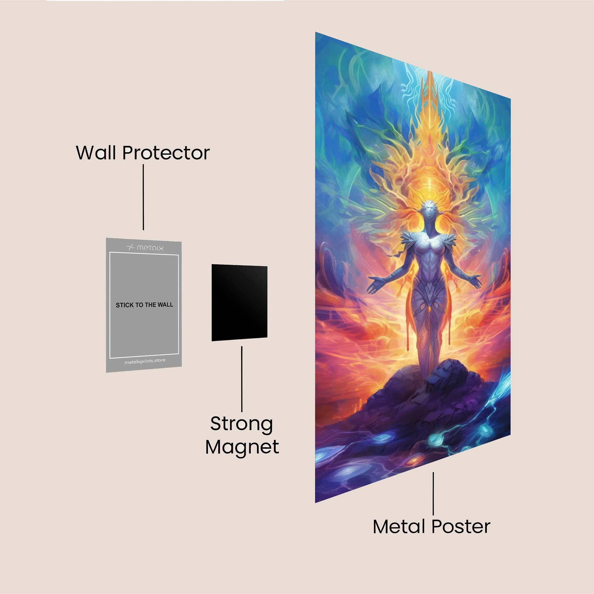 Divine Radiance Safe Wall Magnetic / M