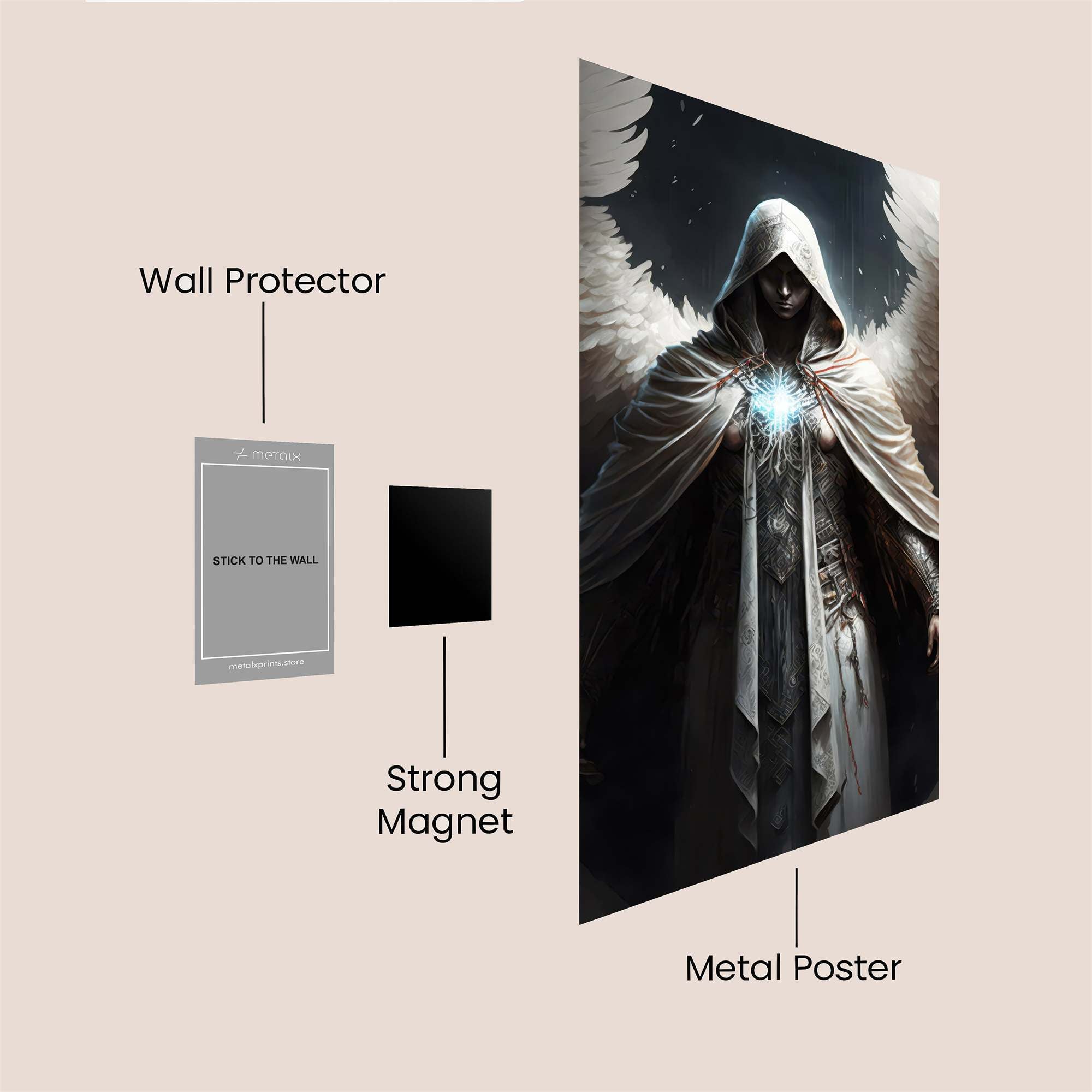 Angel Radiance Safe Wall Magnetic / M