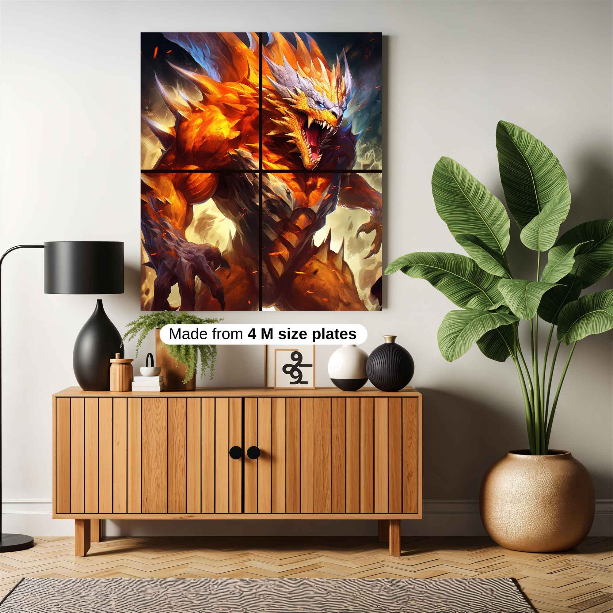 Flame Fury Safe Wall Magnetic / M