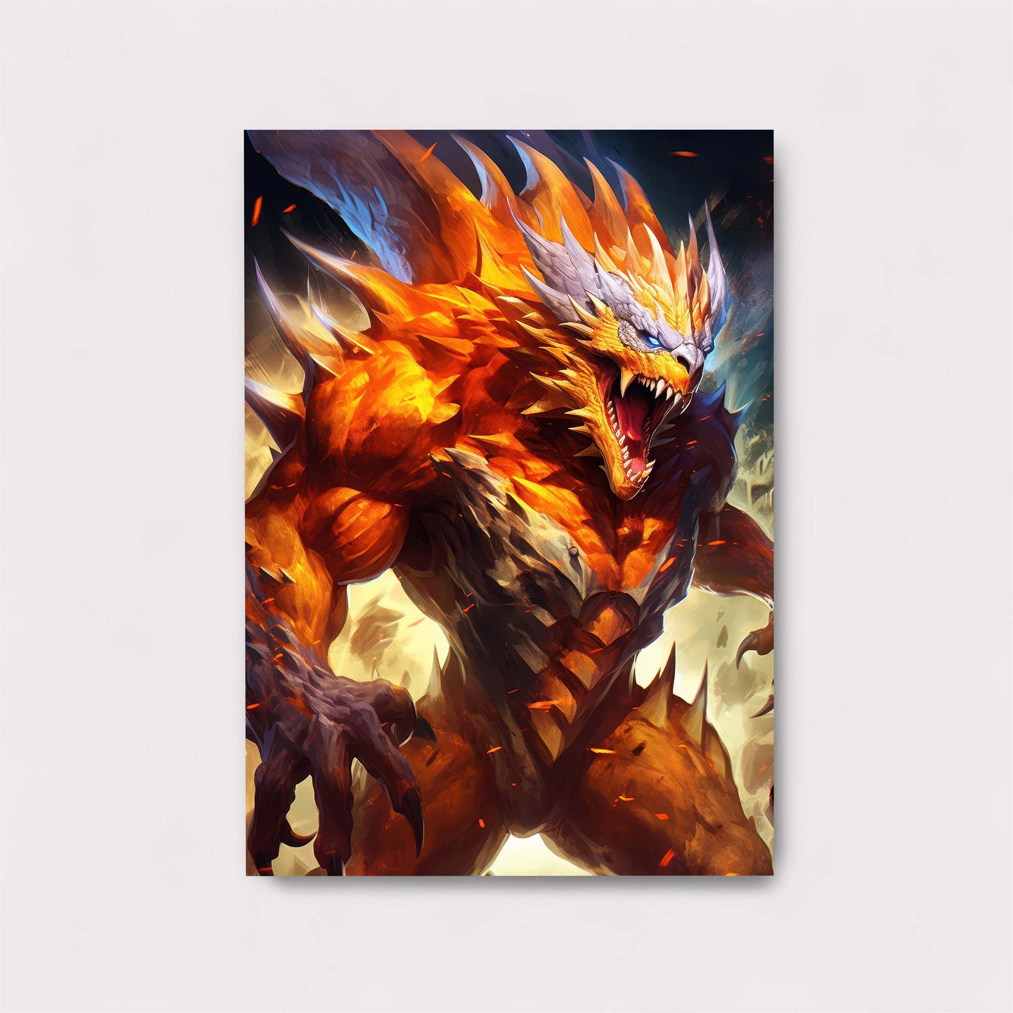 Flame Fury Safe Wall Magnetic / M