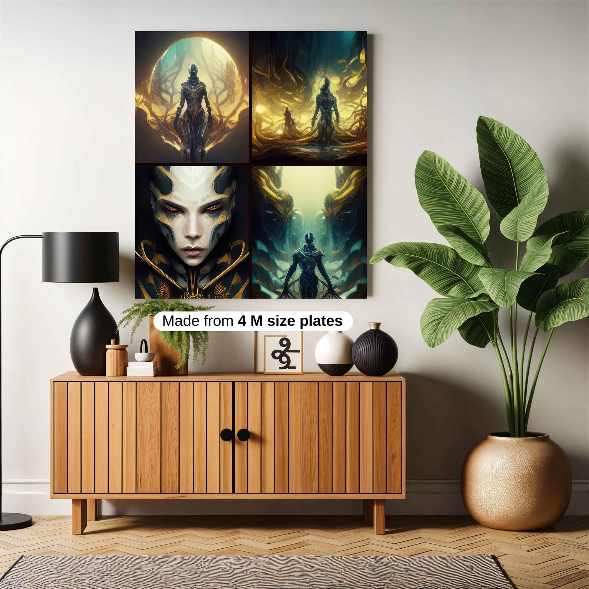 Alien Enigma Safe Wall Magnetic / M