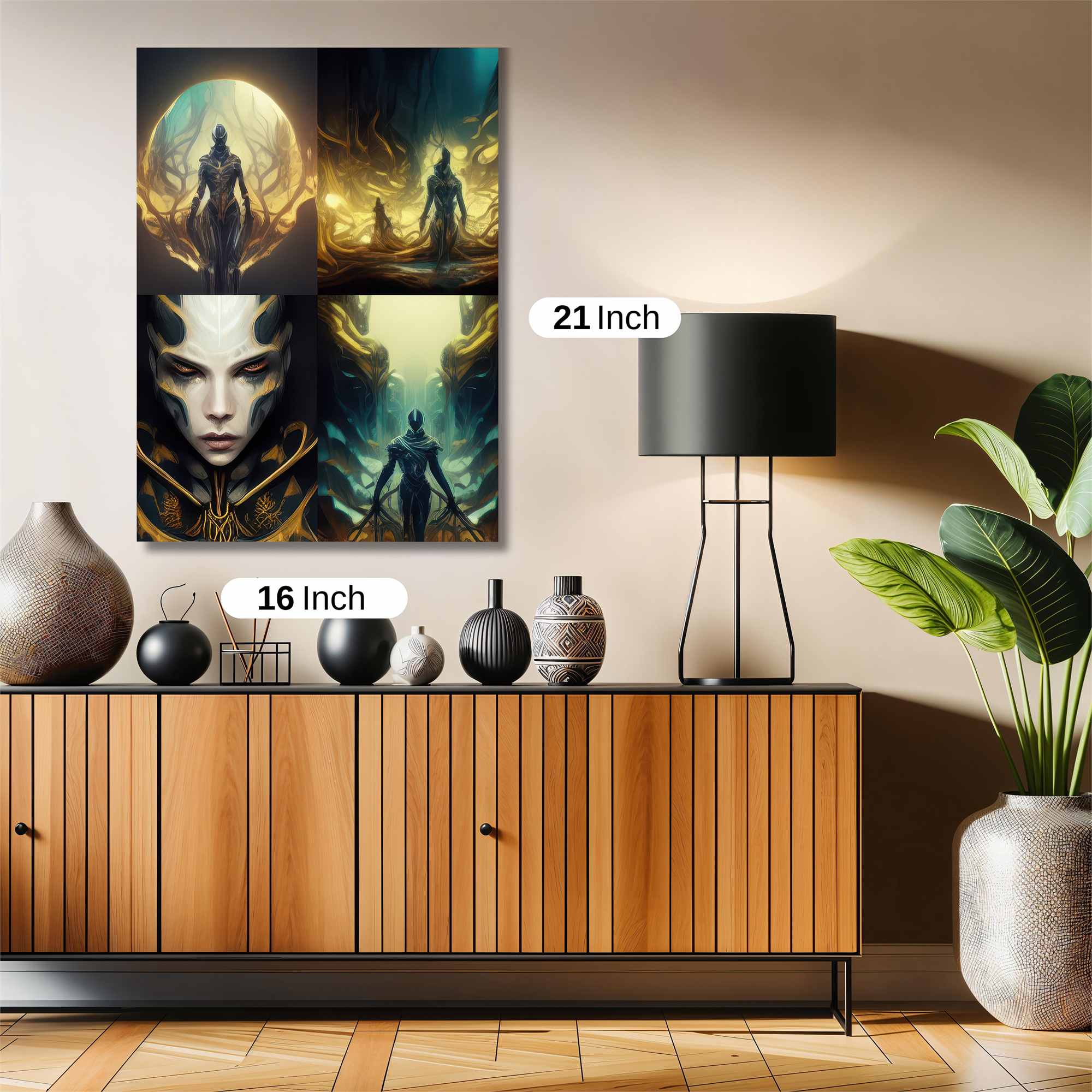 Alien Enigma Safe Wall Magnetic / M