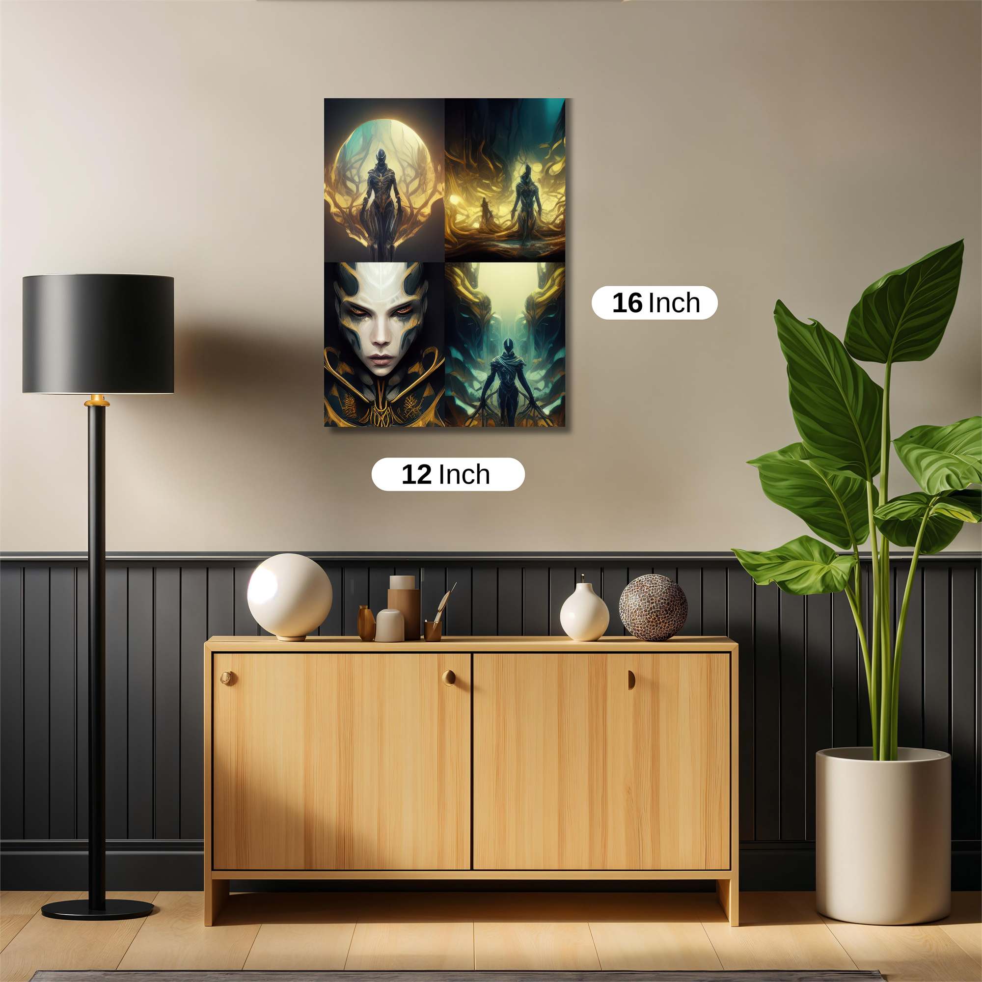 Alien Enigma Safe Wall Magnetic / M