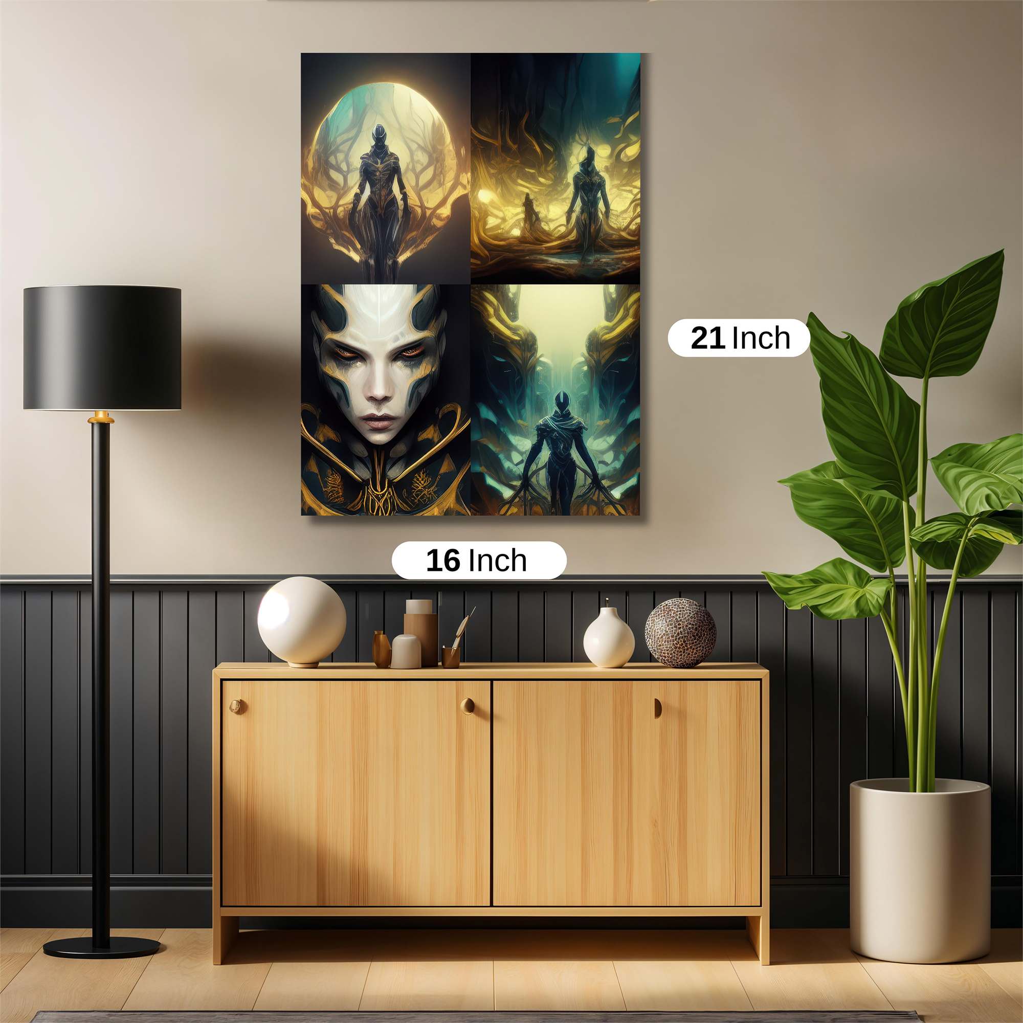 Alien Enigma Safe Wall Magnetic / M