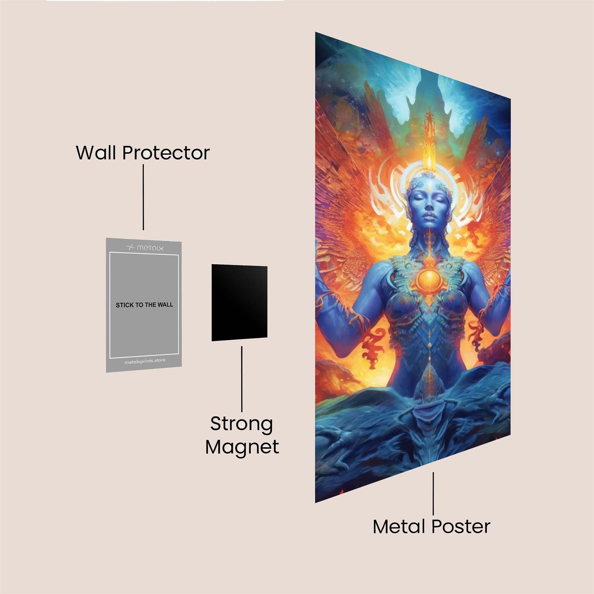 Seraphic Radiance Safe Wall Magnetic / M