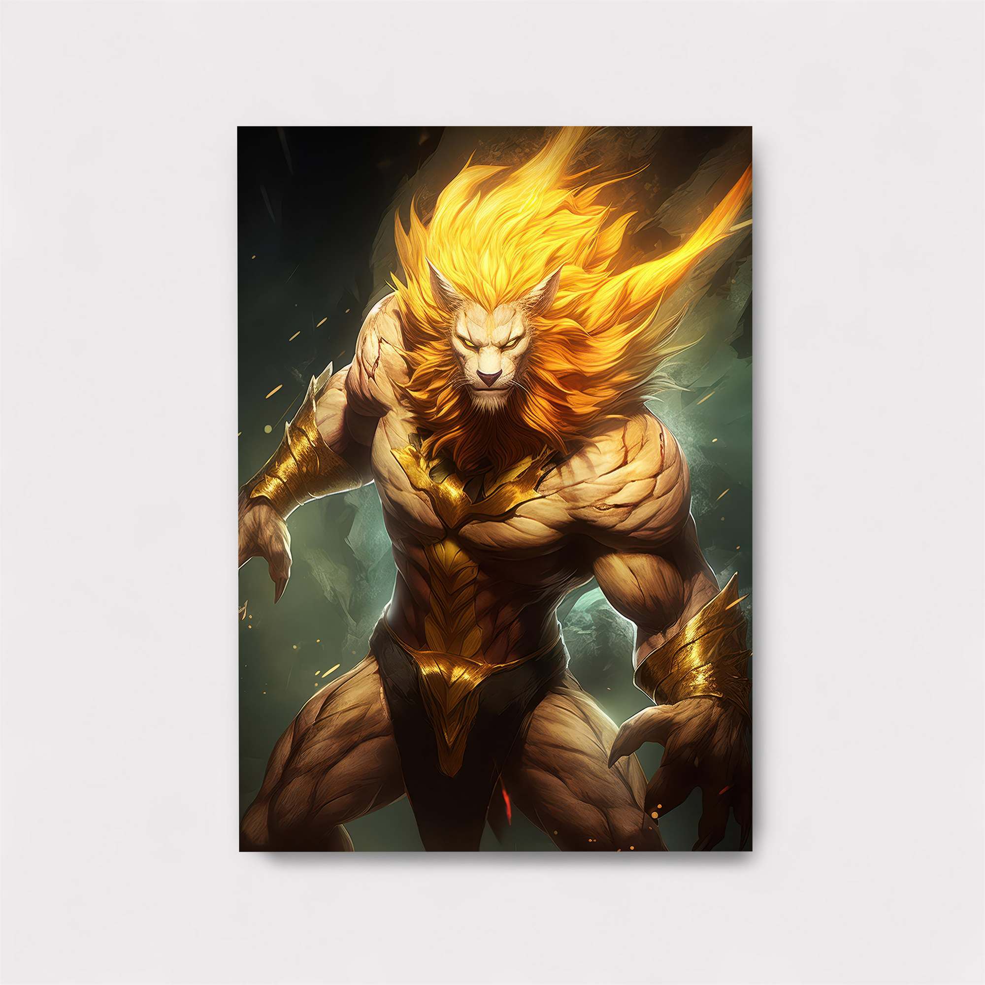 Lion Inferno Safe Wall Magnetic / M