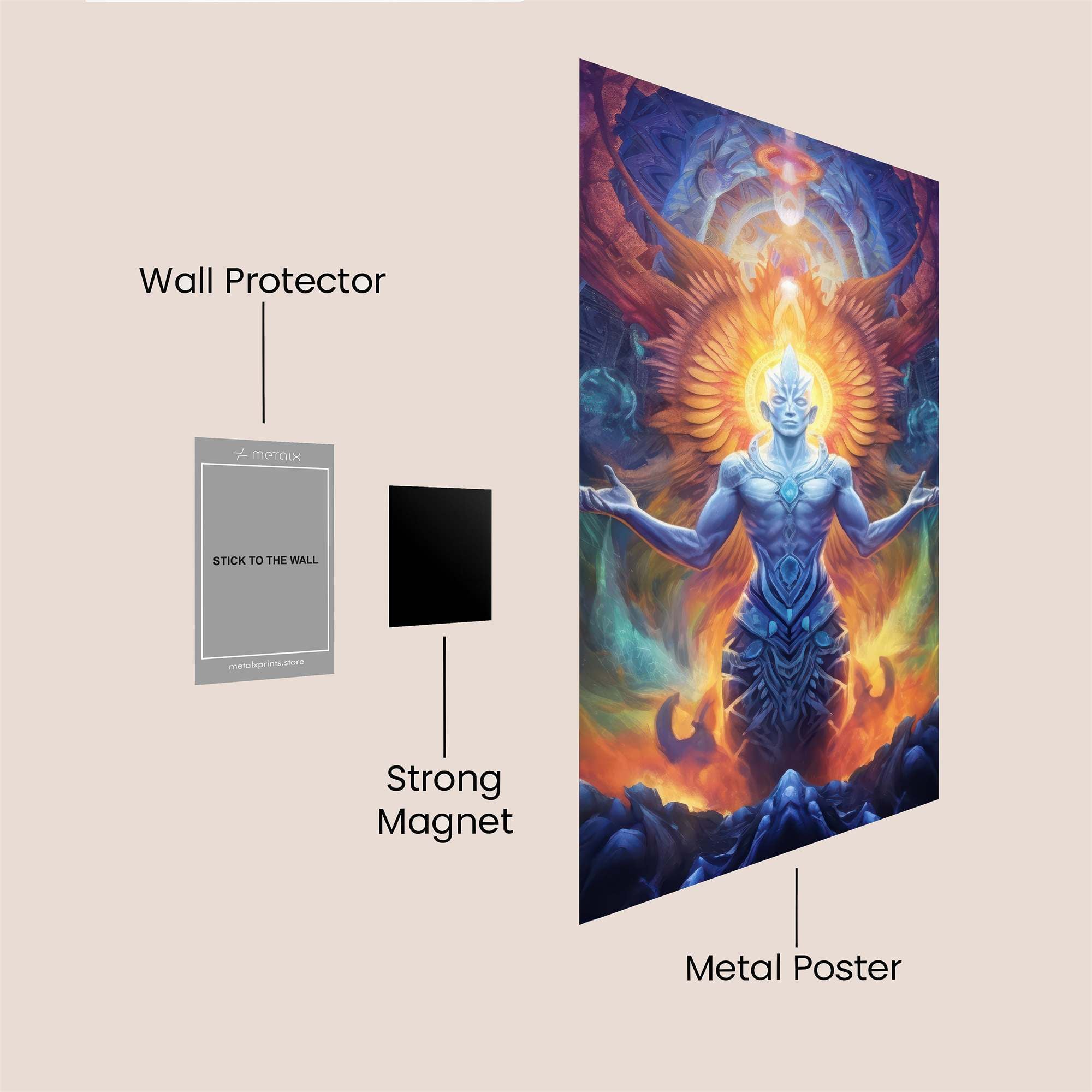 Divine Radiance Safe Wall Magnetic / M