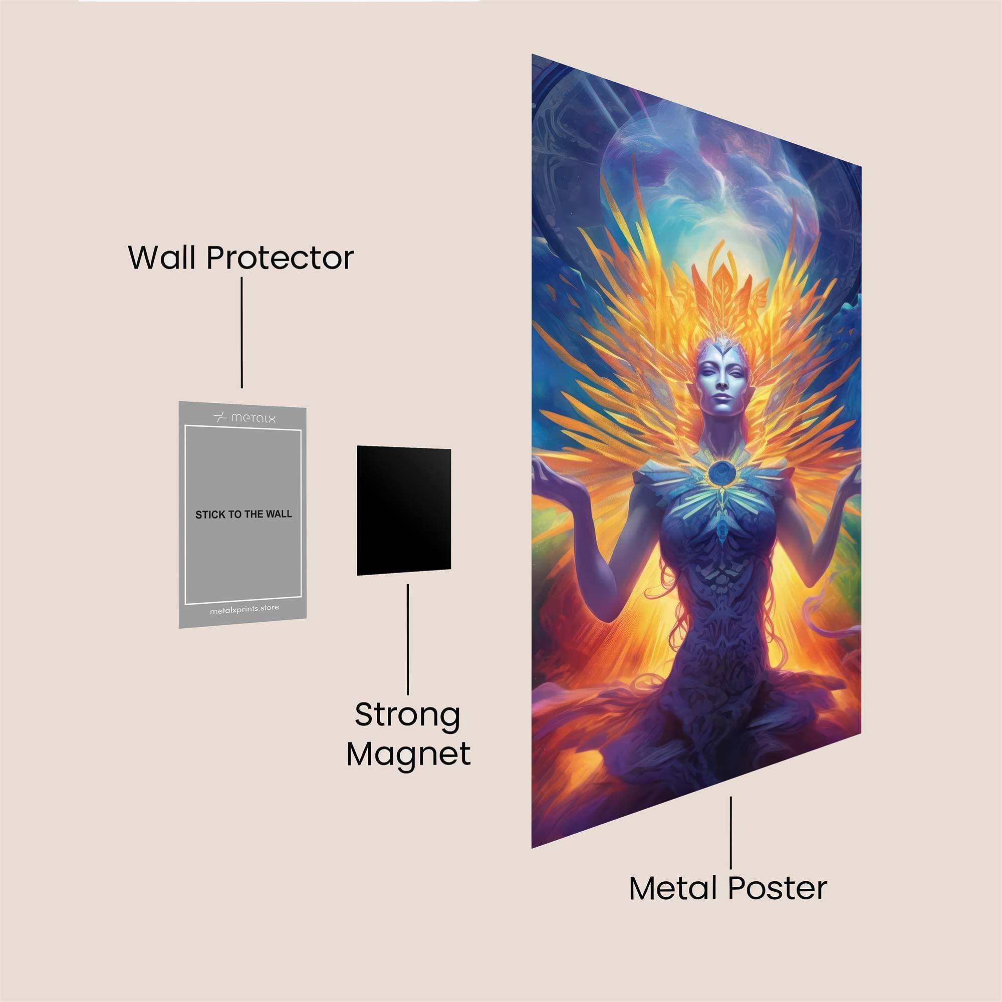 Goddess Radiance Safe Wall Magnetic / M
