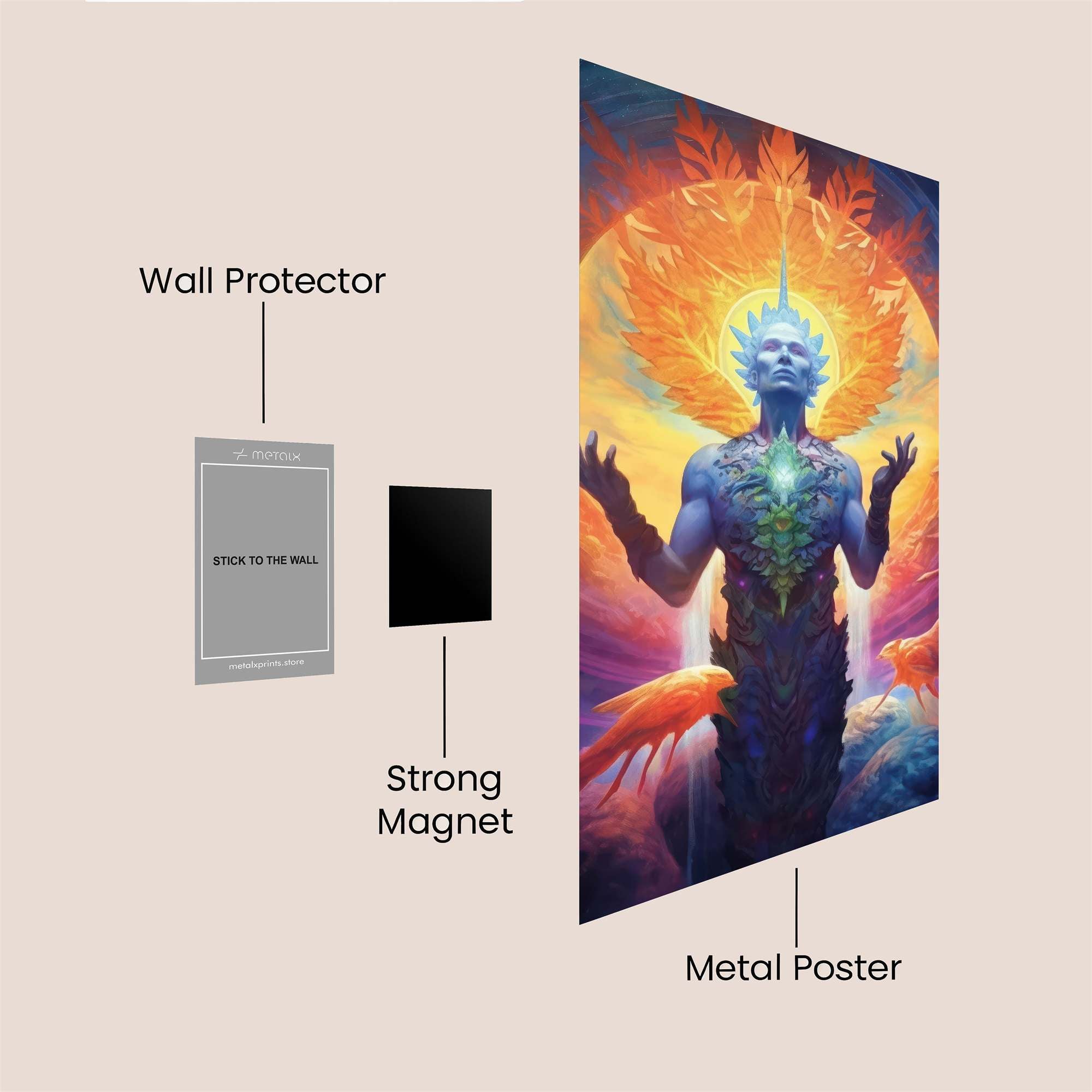 Cosmic Serenity Safe Wall Magnetic / M