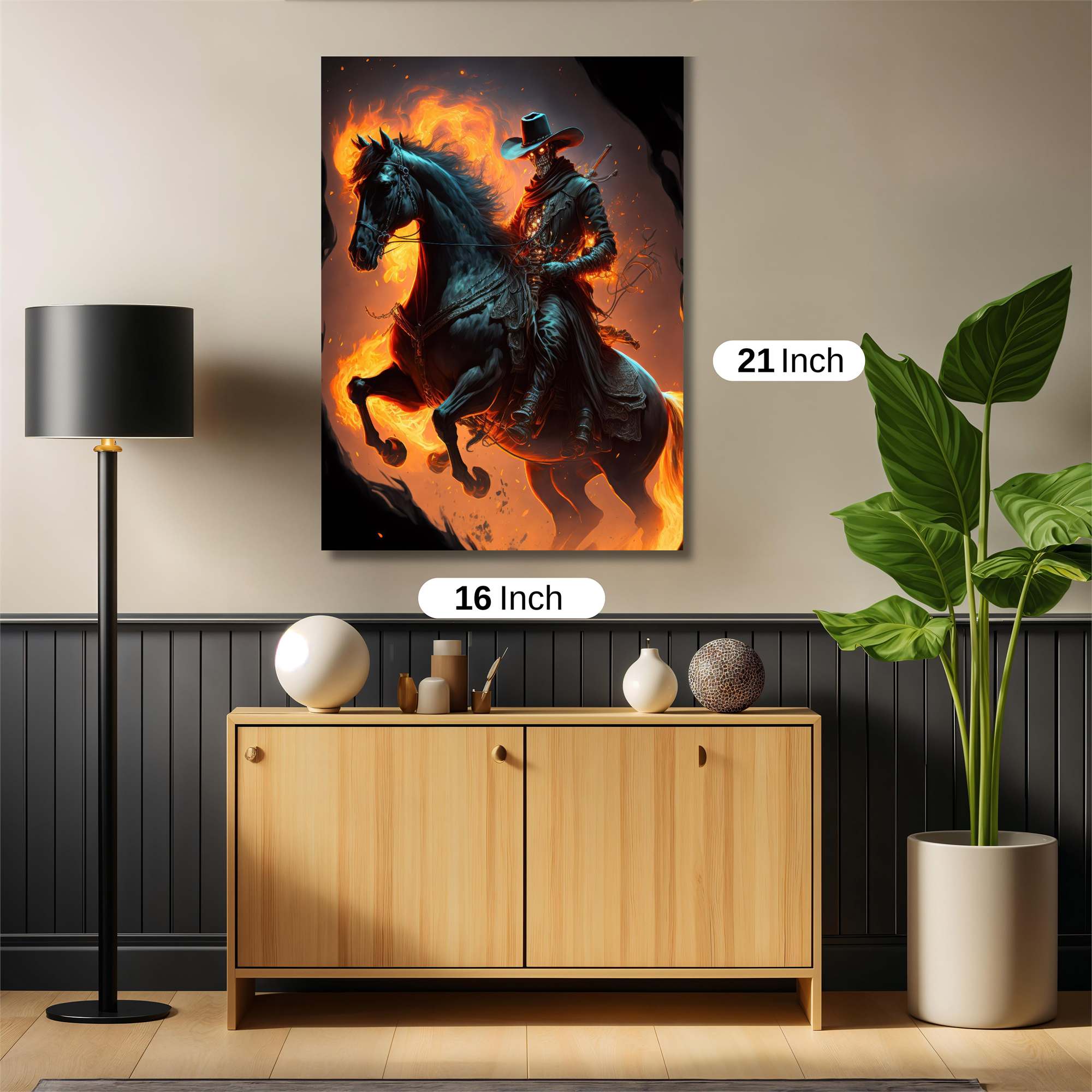 Reaper's Blaze Safe Wall Magnetic / M