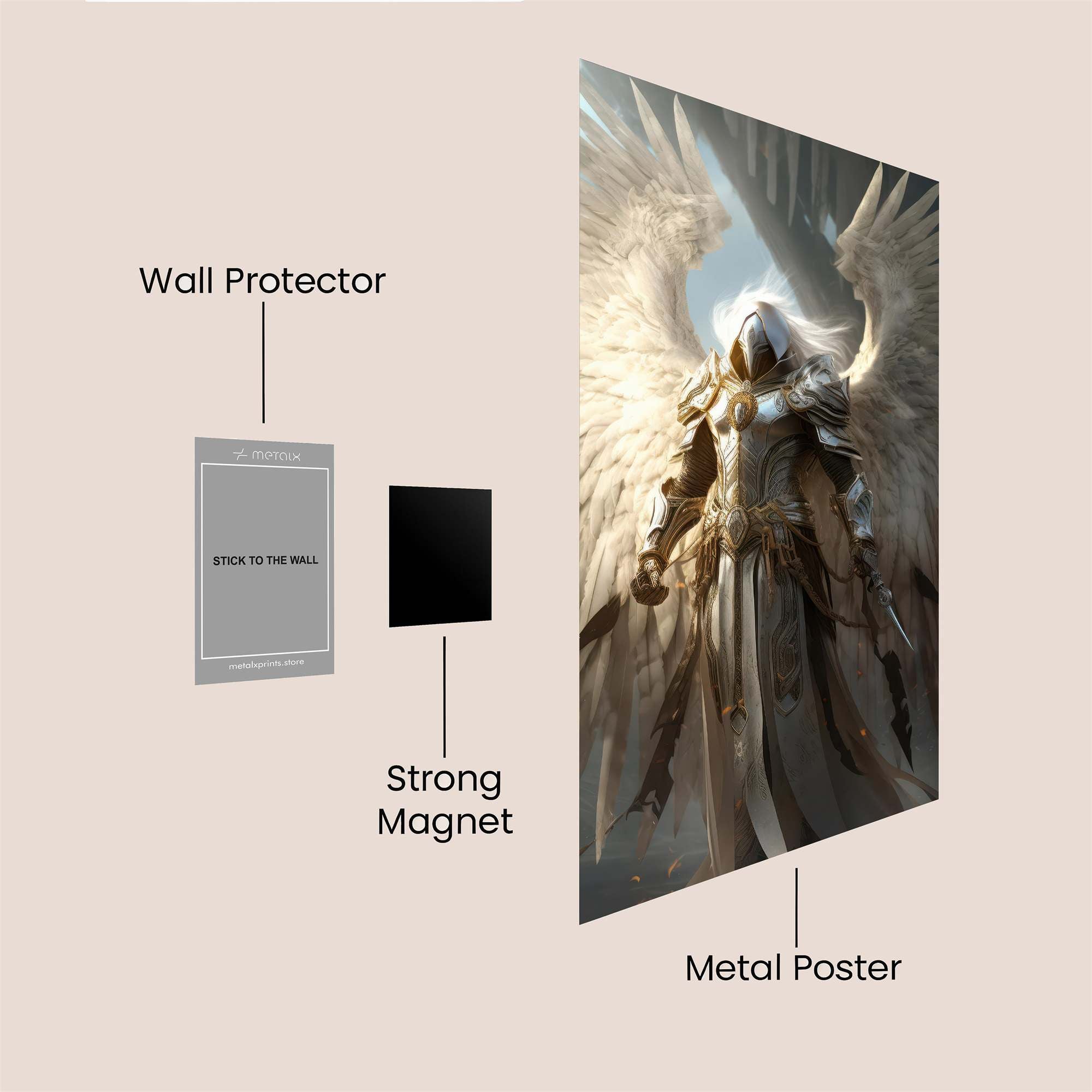 Angel Radiant Safe Wall Magnetic / M