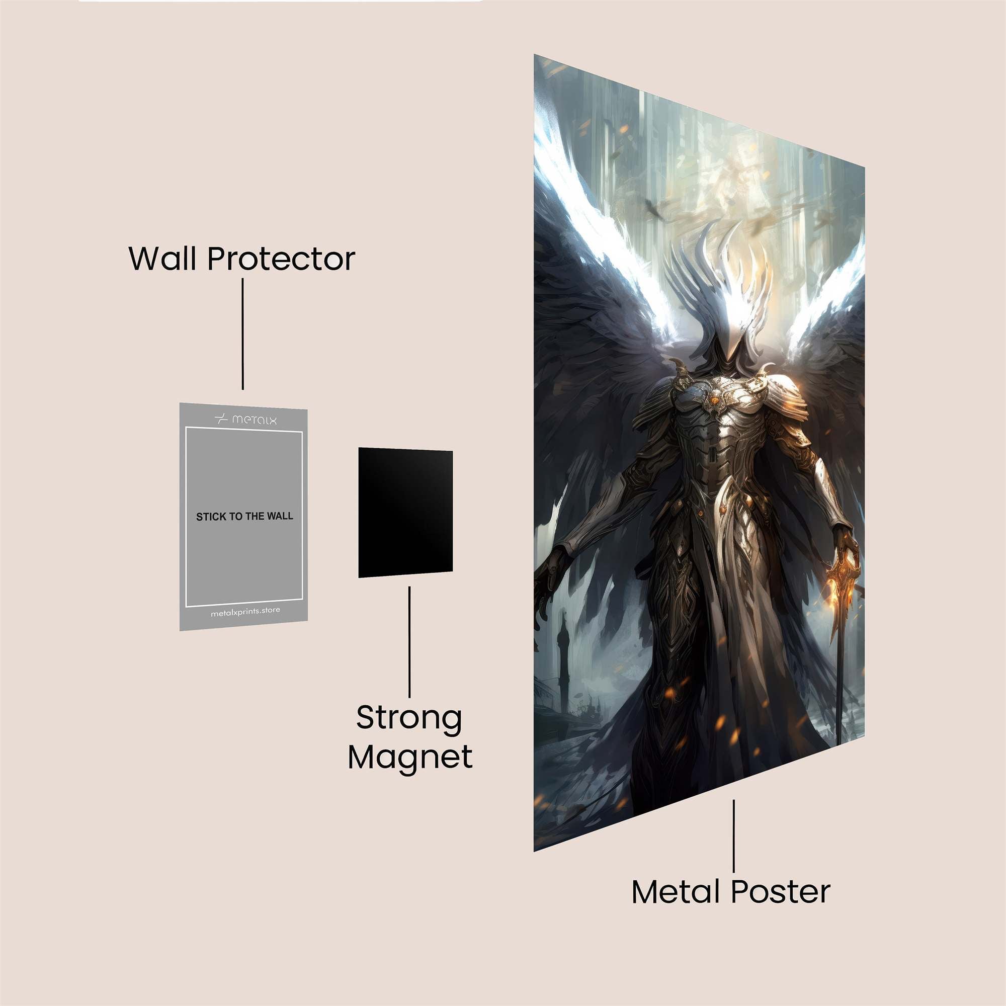 Archangel Radiant Safe Wall Magnetic / M
