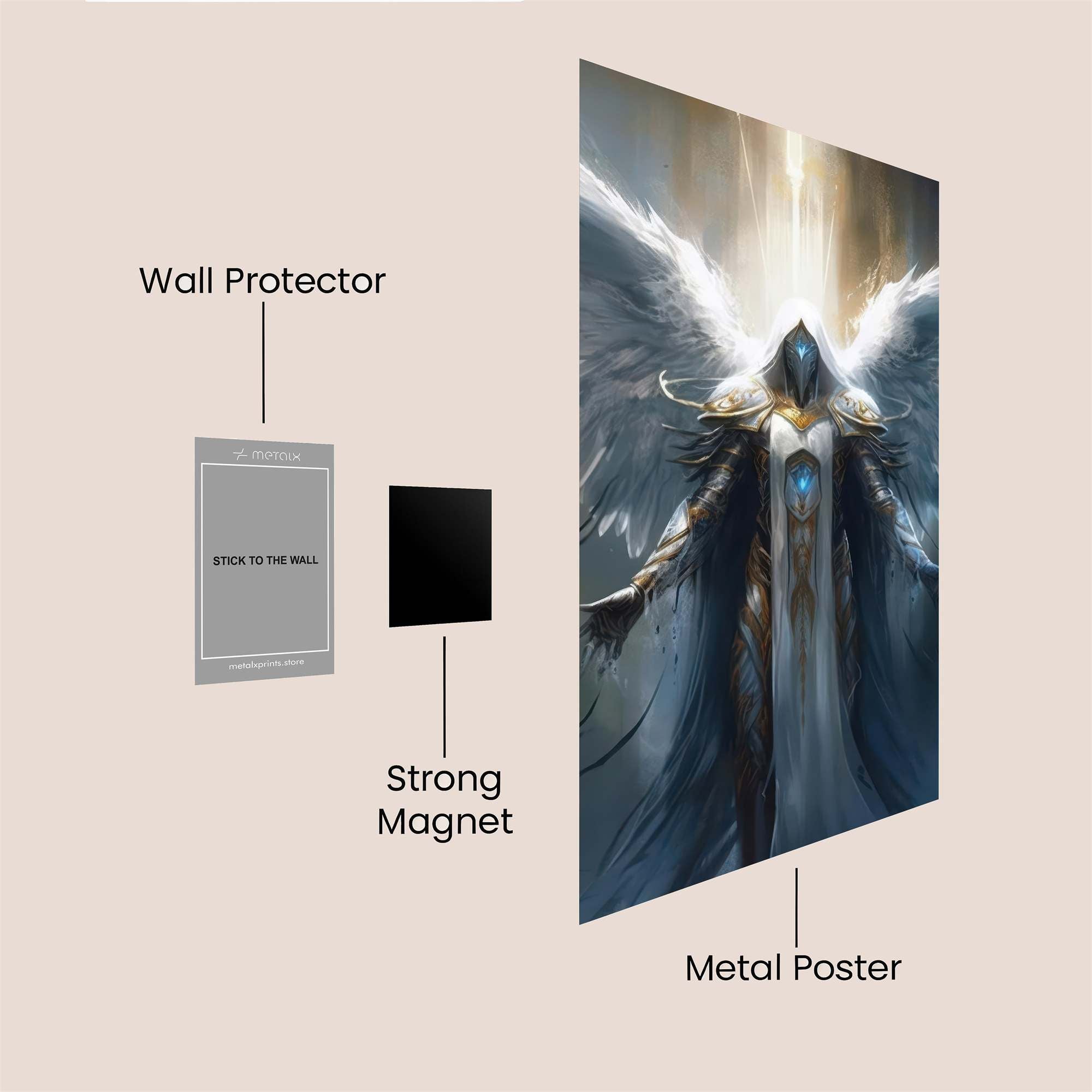 Angel Resplendent Safe Wall Magnetic / M