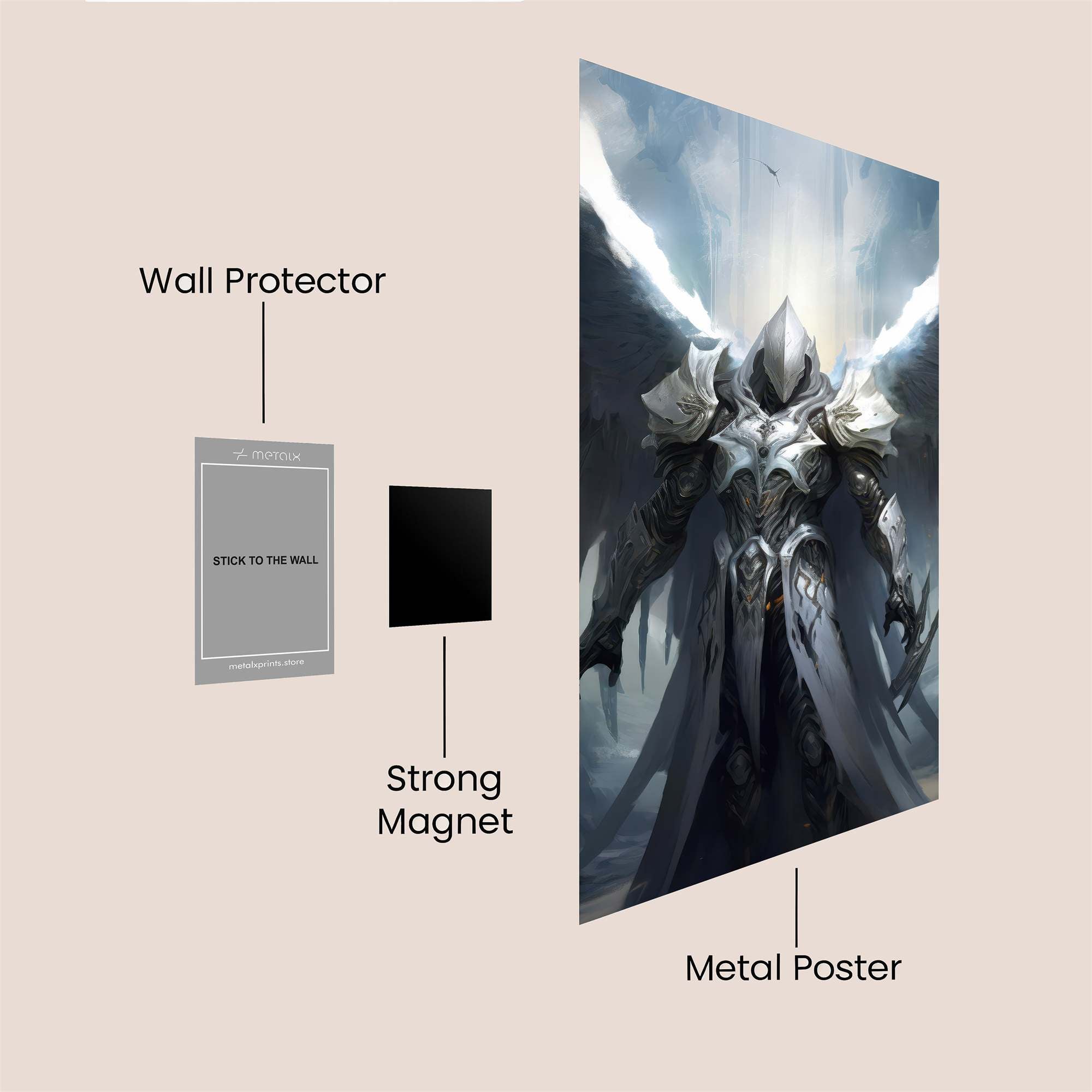 Angel Radiance Safe Wall Magnetic / M