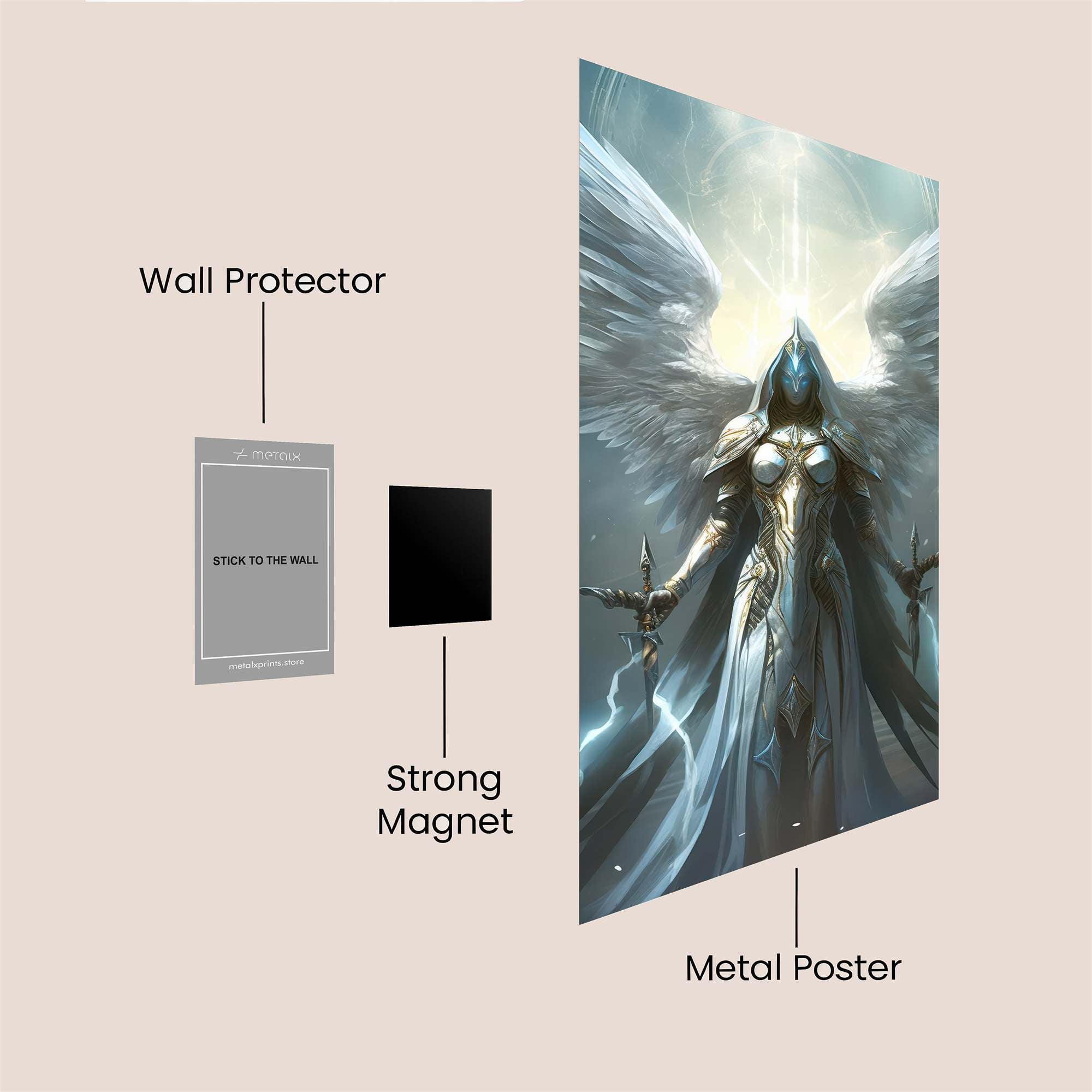 Archangel Radiant Safe Wall Magnetic / M