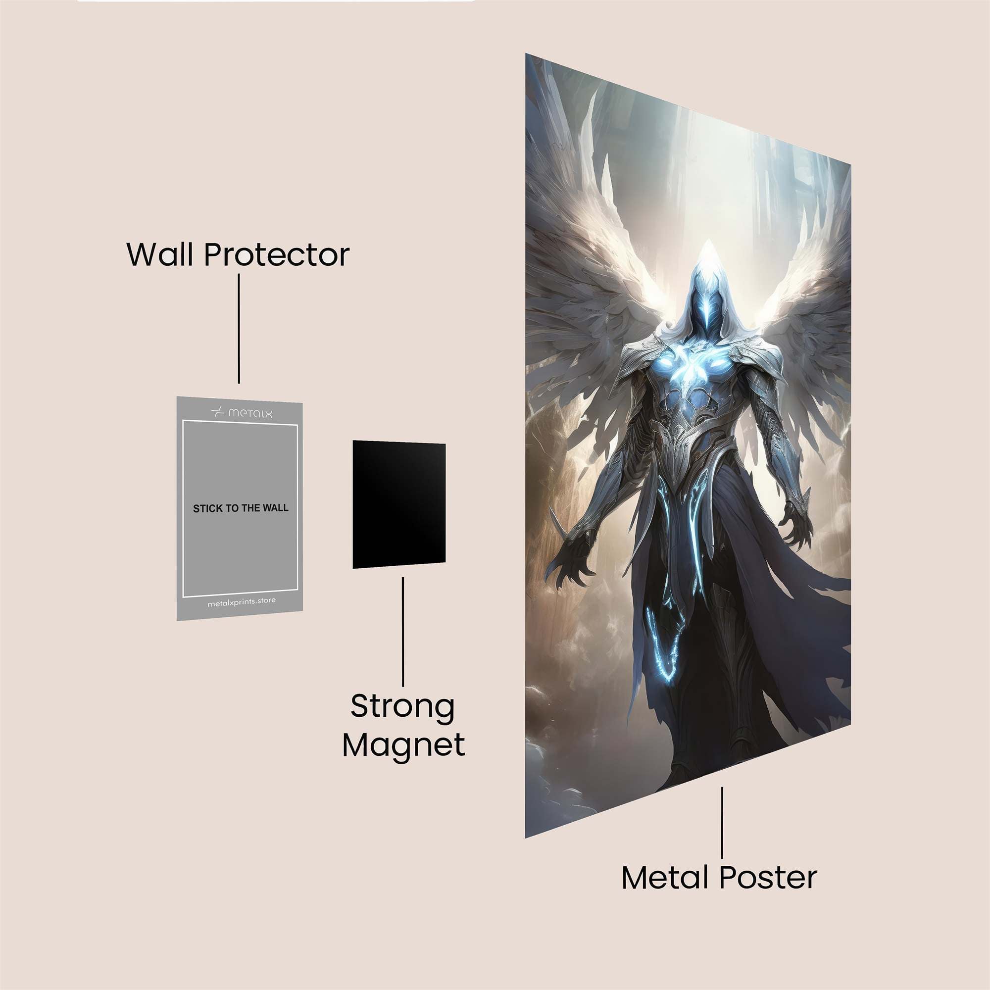Angel Radiance Safe Wall Magnetic / M