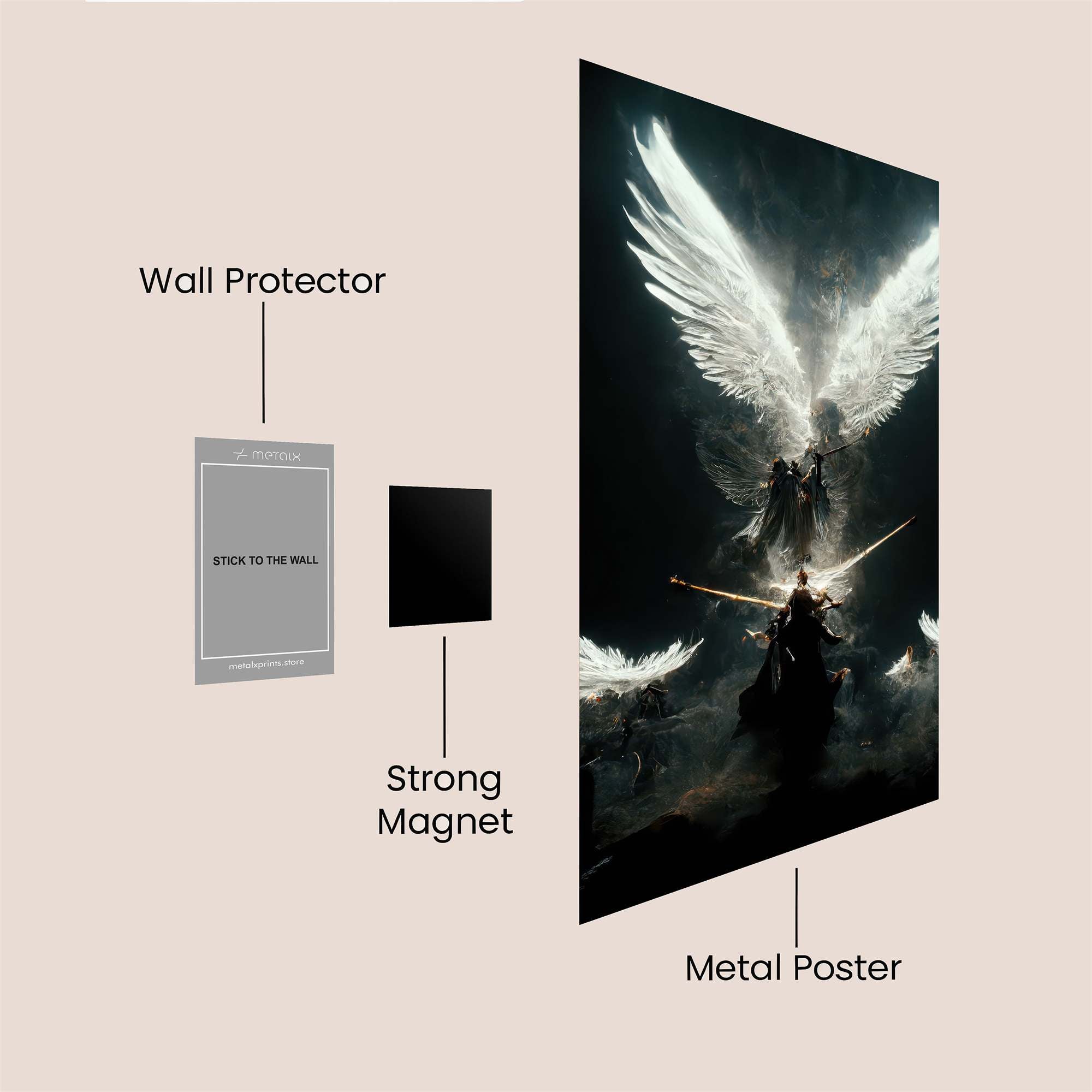 Angel Ascend Safe Wall Magnetic / M
