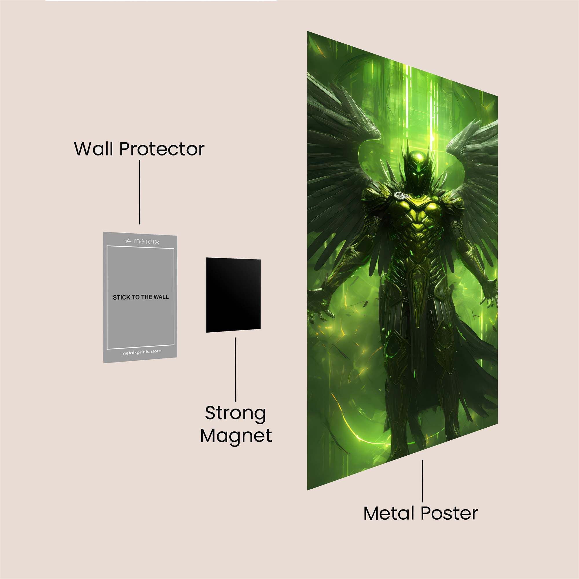 Batman Divine Safe Wall Magnetic / M