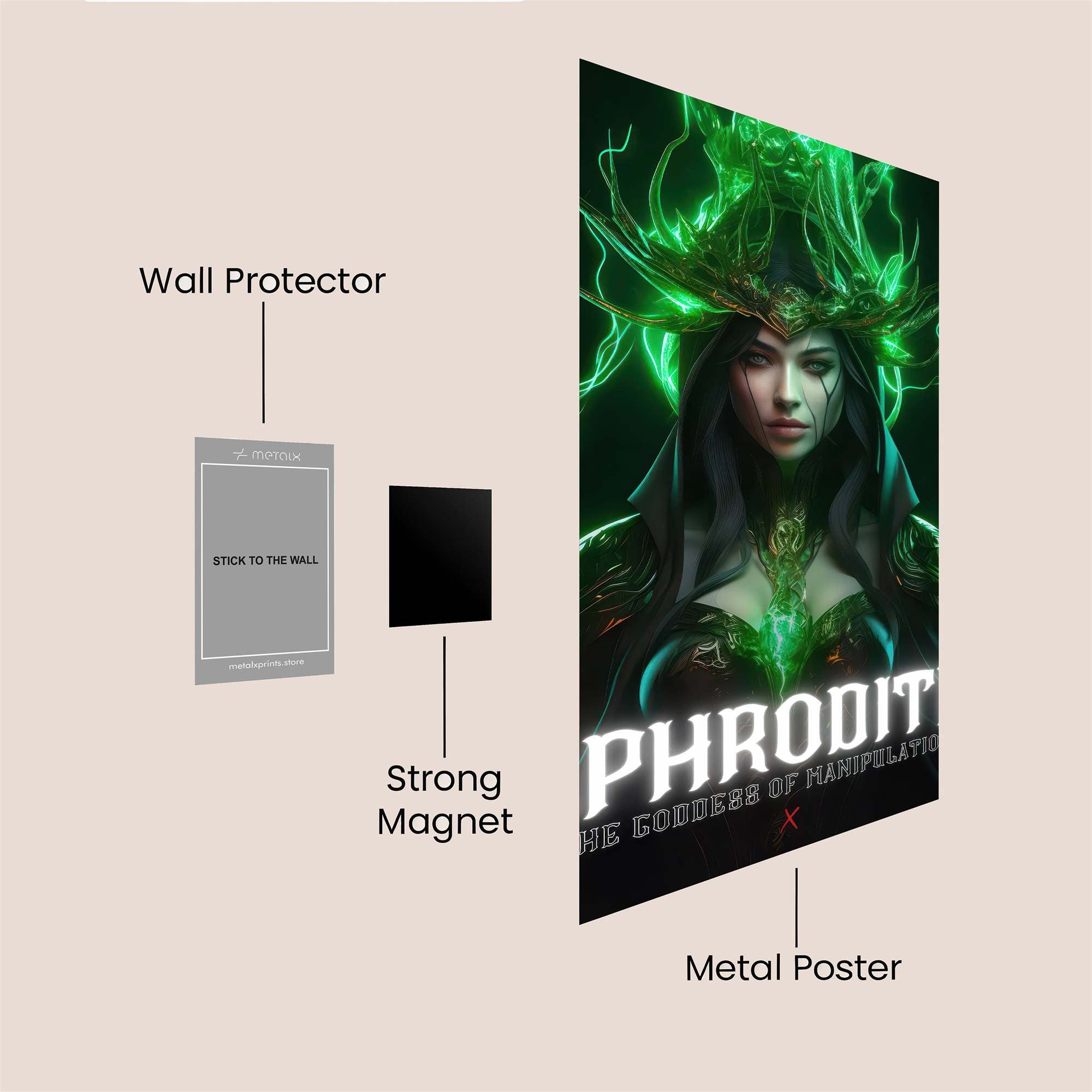 Divine Wrath Safe Wall Magnetic / M