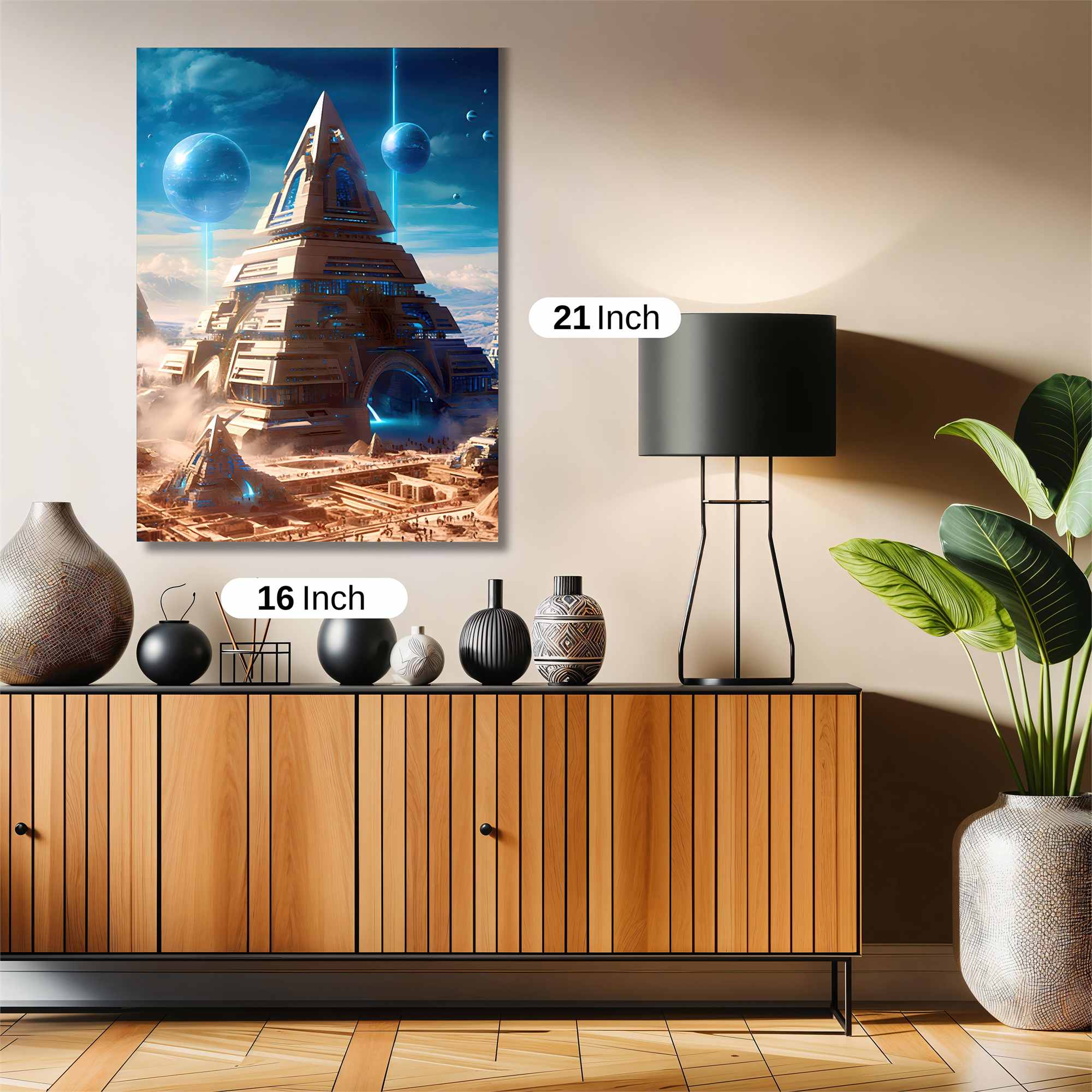 Pyramidic Serenity Safe Wall Magnetic / M