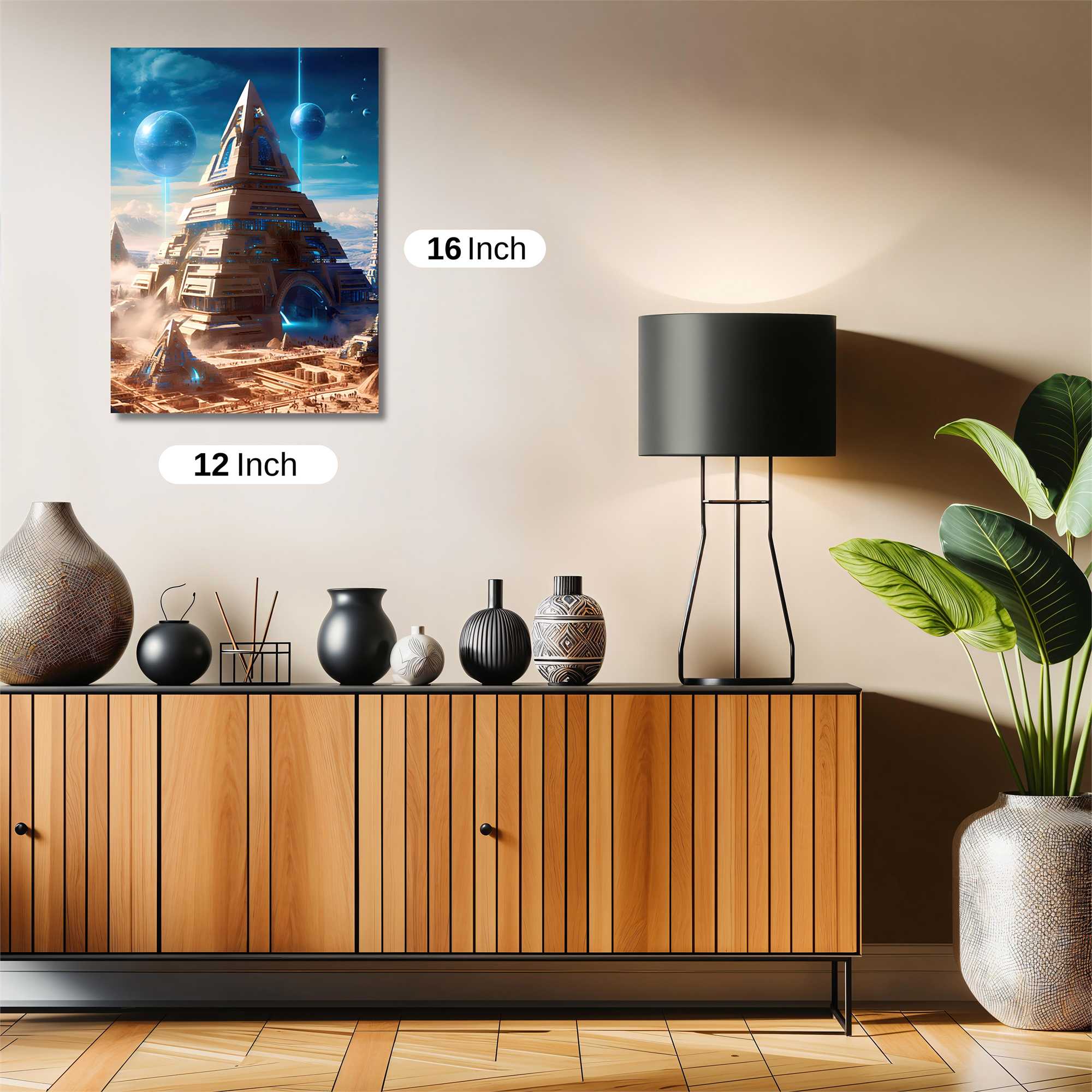 Pyramidic Serenity Safe Wall Magnetic / M