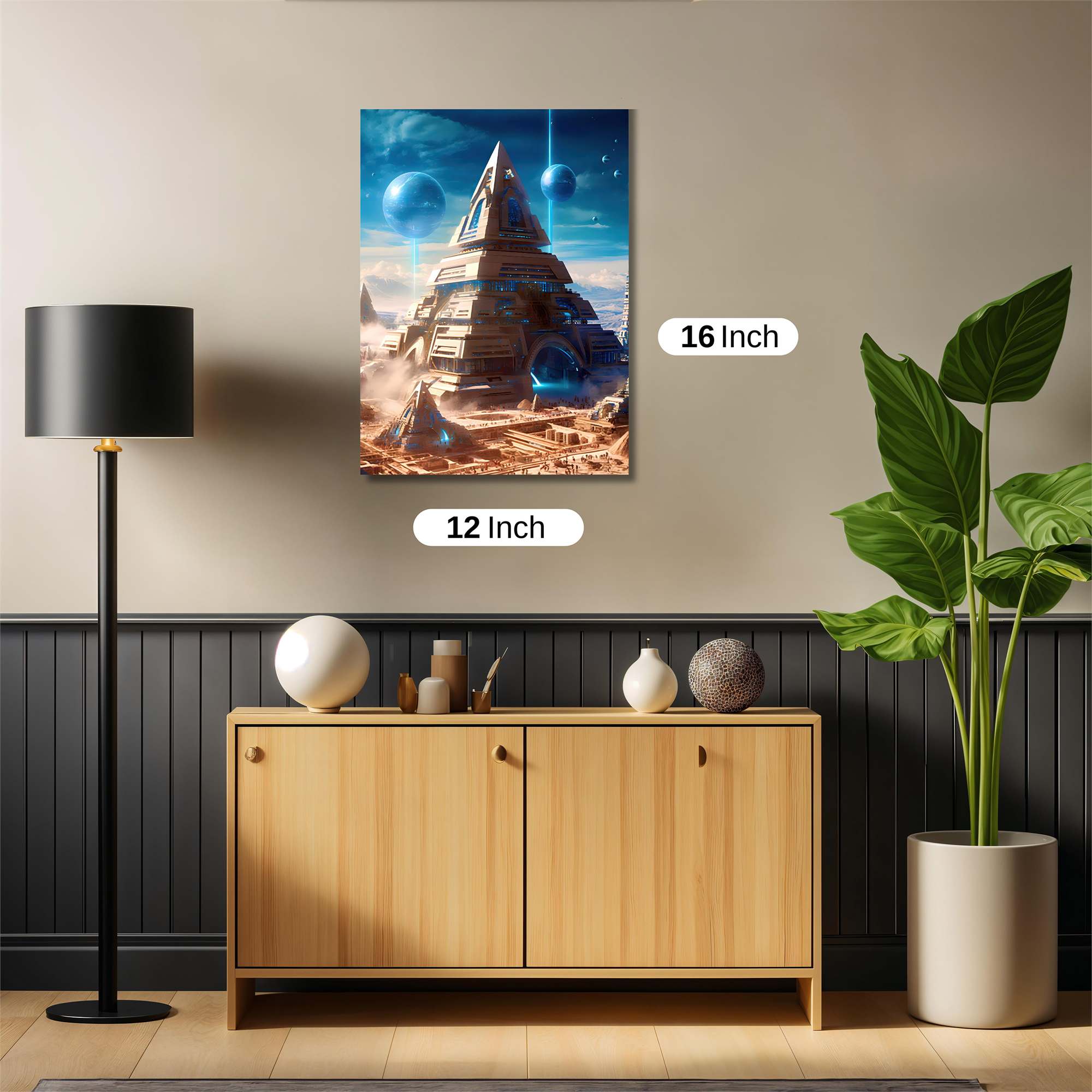 Pyramidic Serenity Safe Wall Magnetic / M