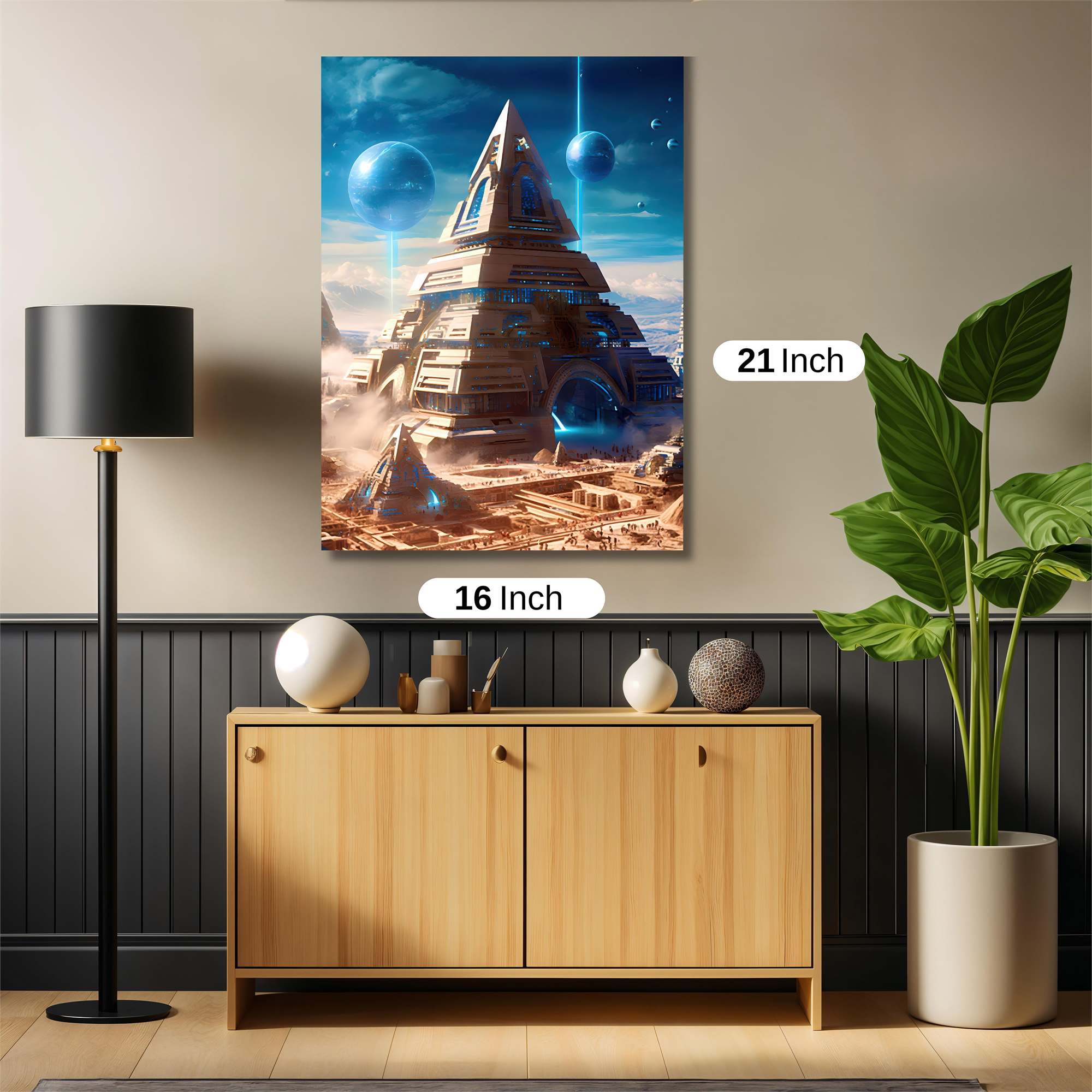 Pyramidic Serenity Safe Wall Magnetic / M