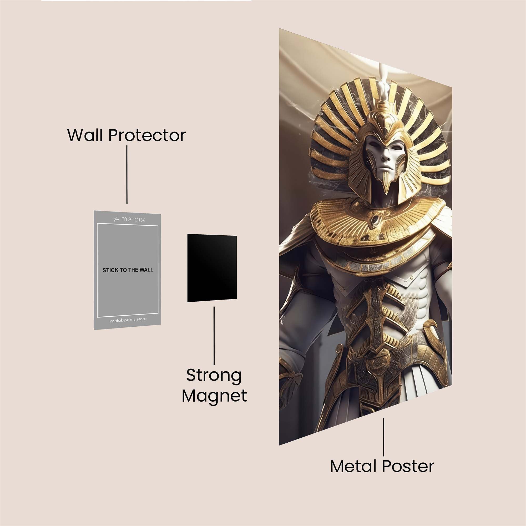 Anubis Ascendant Safe Wall Magnetic / M