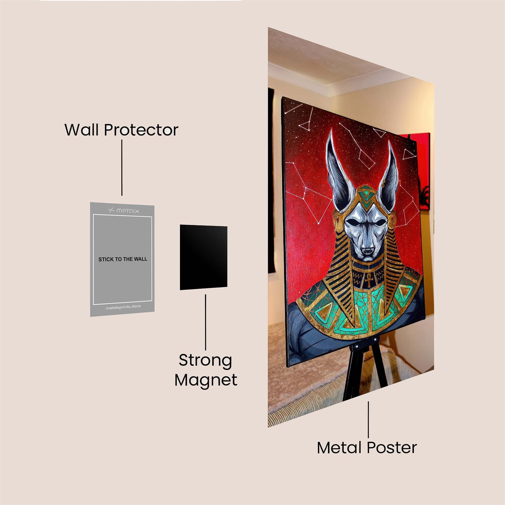 Anubis Enigma Safe Wall Magnetic / M