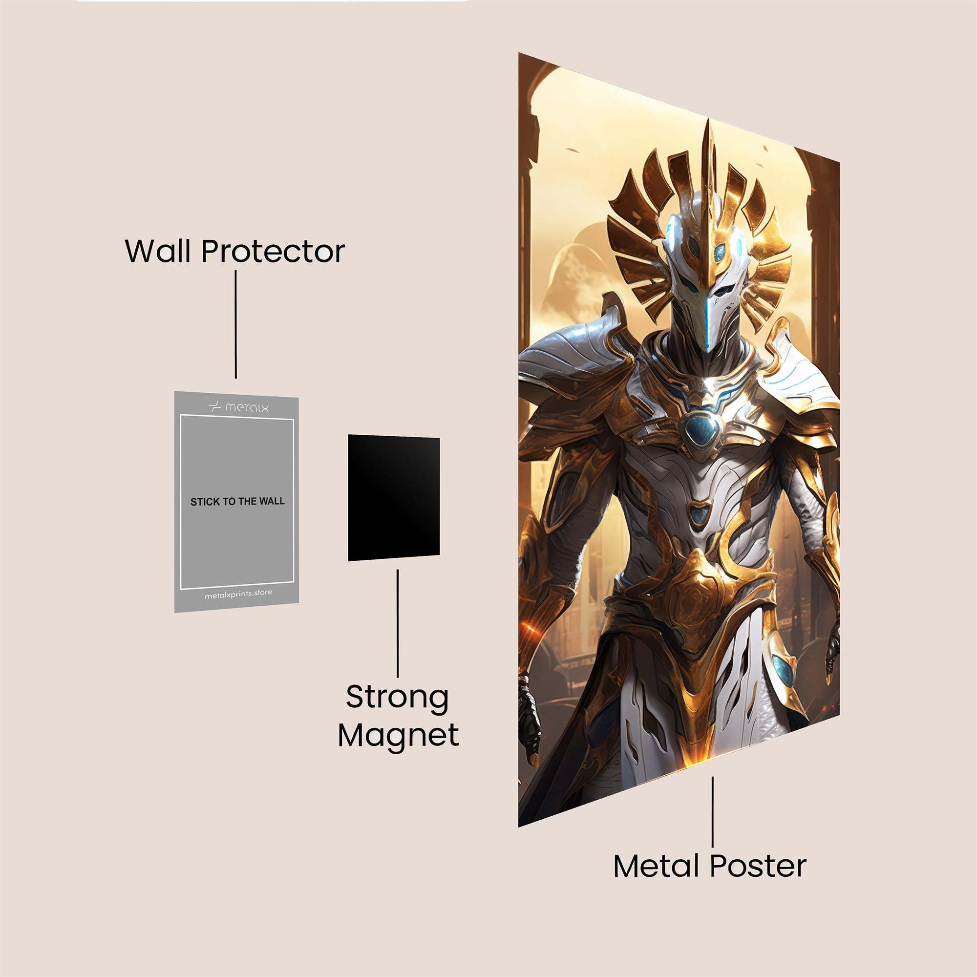 Ra Majestic Safe Wall Magnetic / M