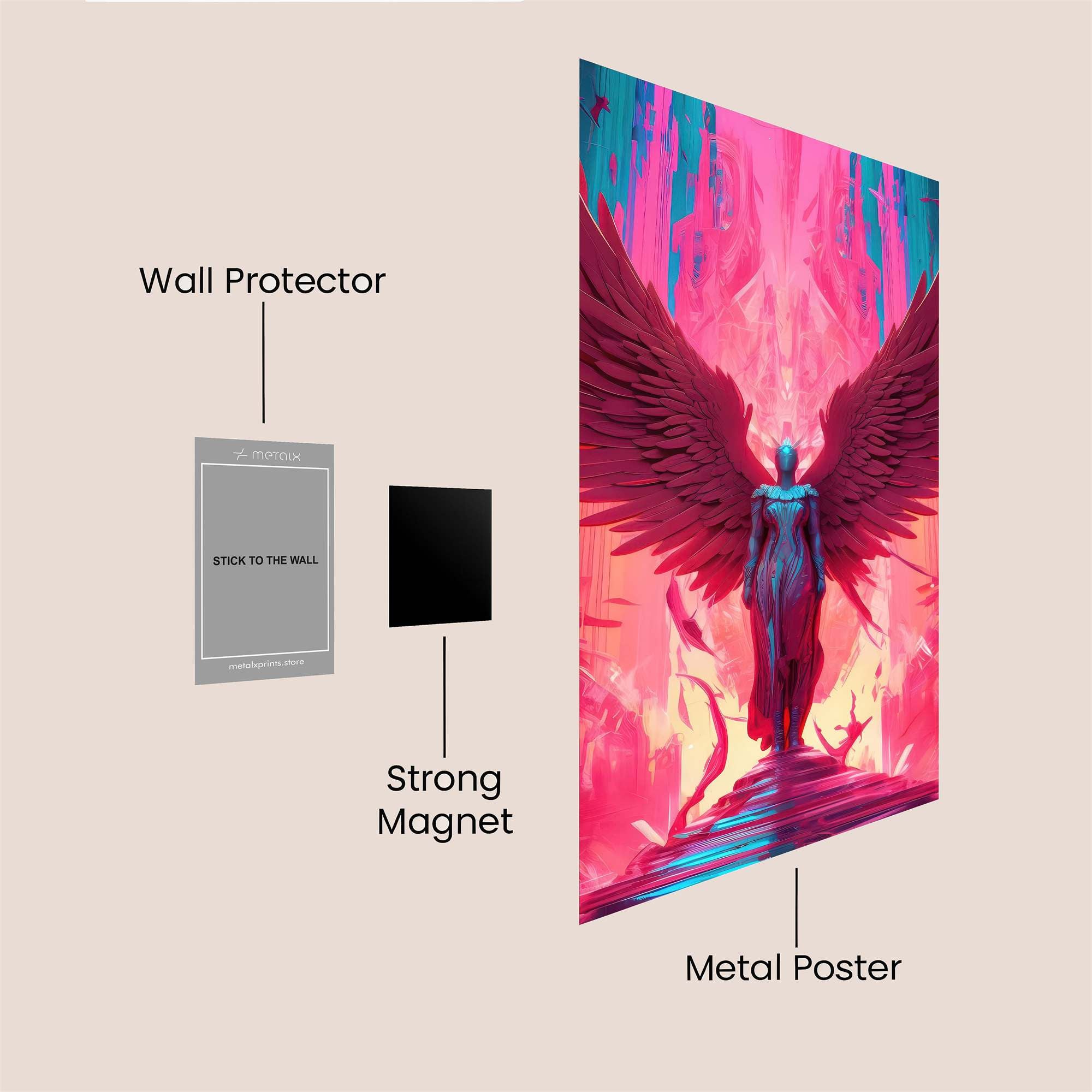Angel Ascent Safe Wall Magnetic / M