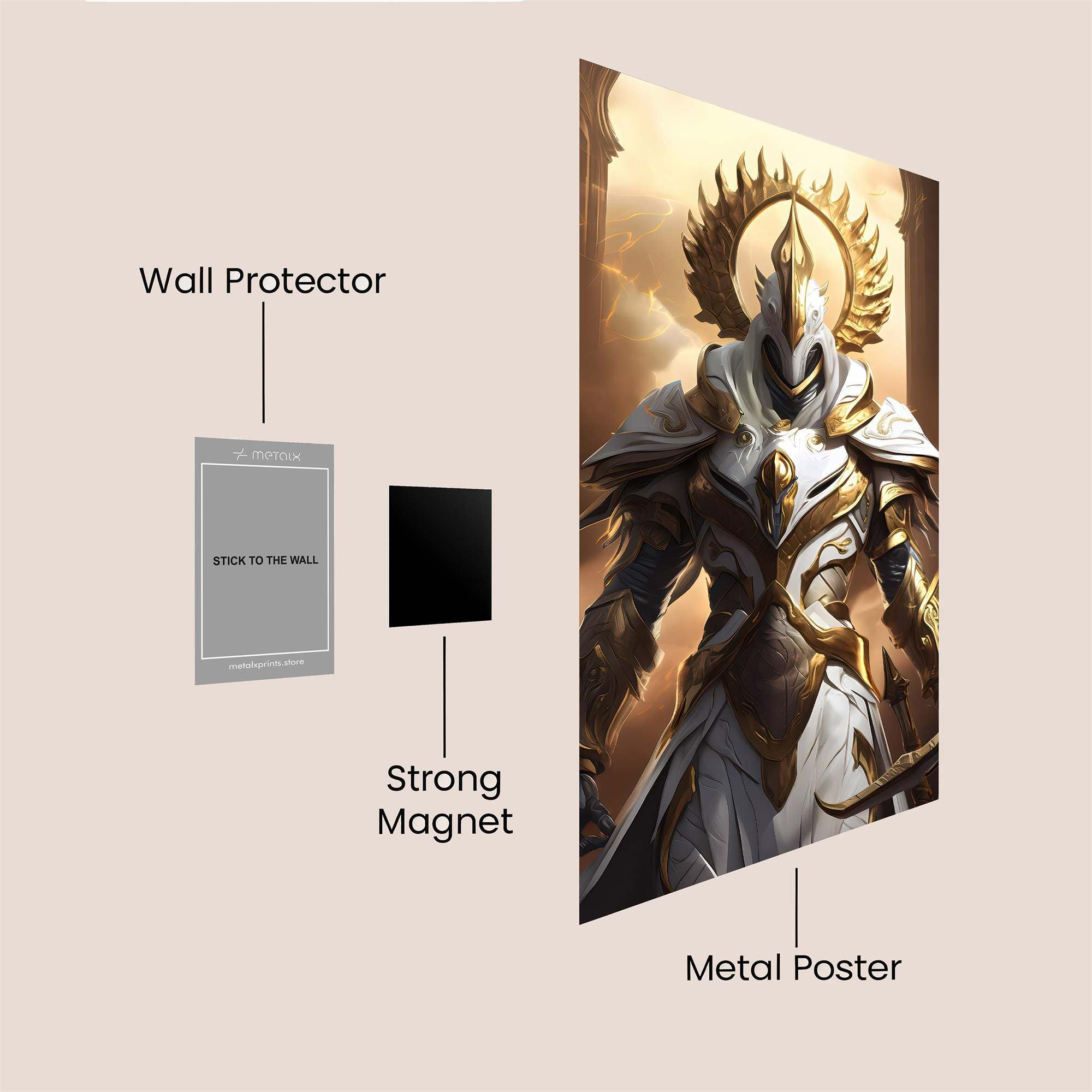 Divine Sentinel Safe Wall Magnetic / M