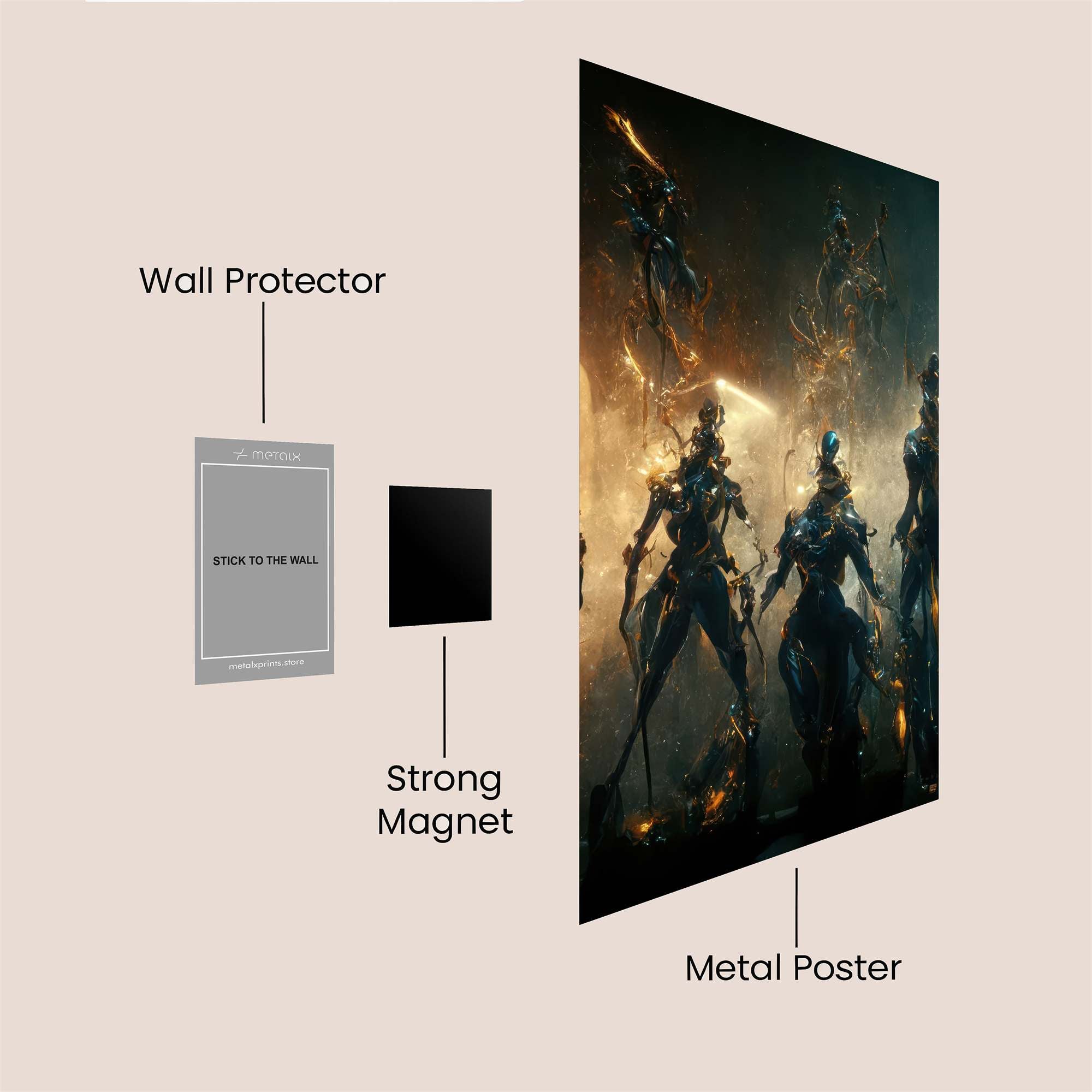 Guardians Ascendant Safe Wall Magnetic / M