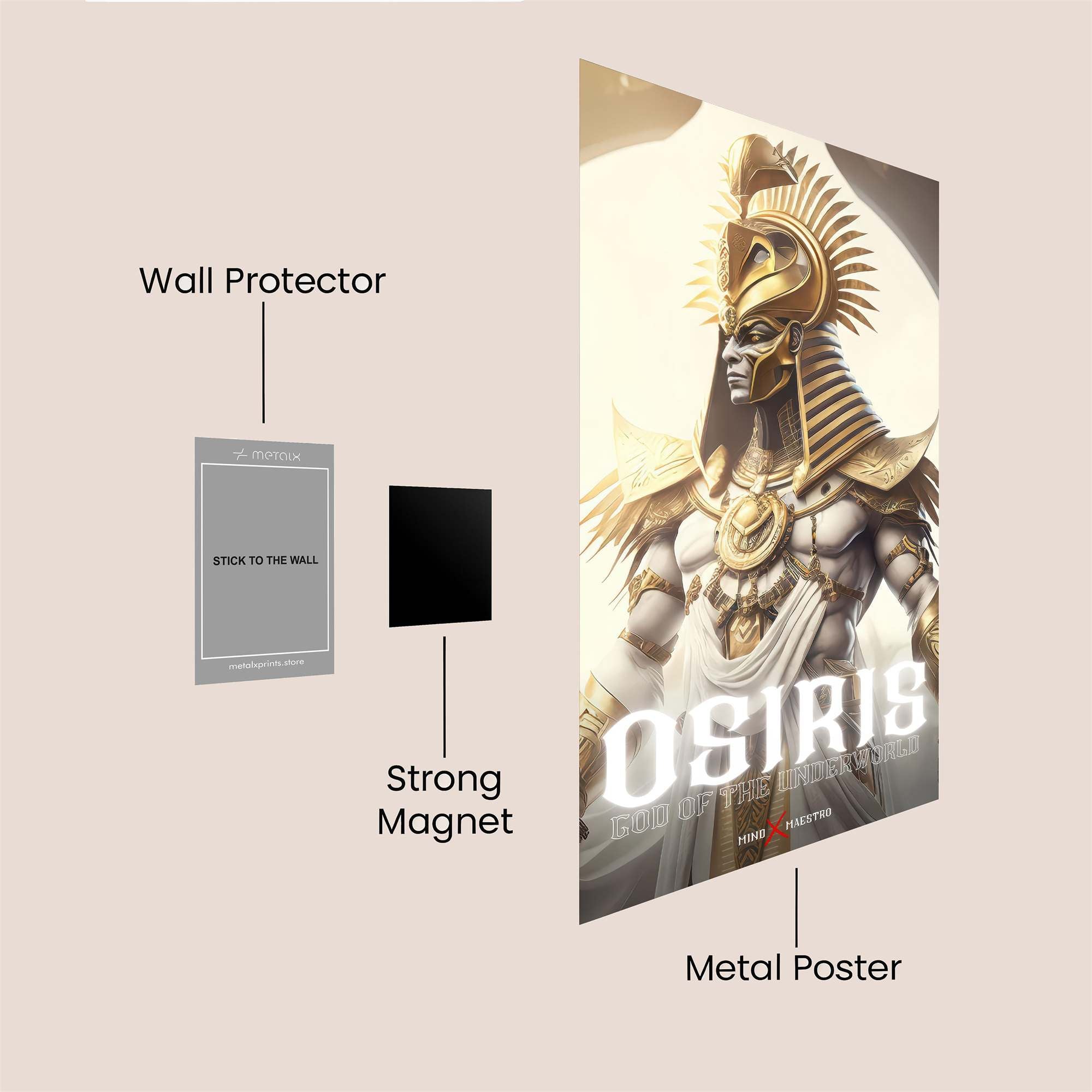 Angel Sombre Safe Wall Magnetic / M