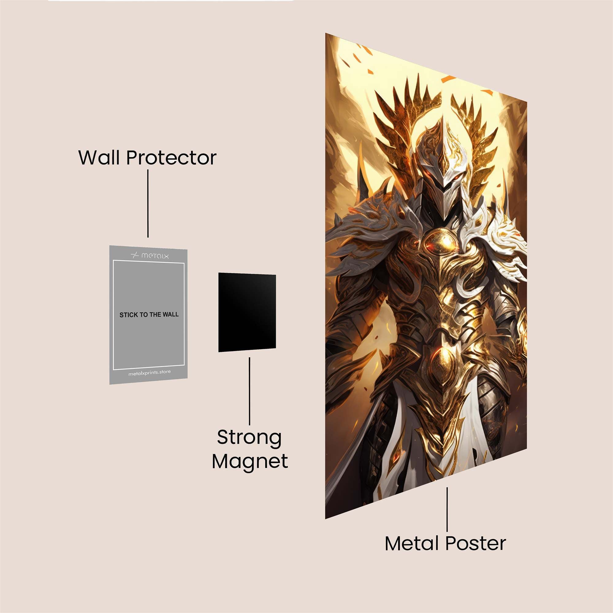 Golden Radiance Safe Wall Magnetic / M