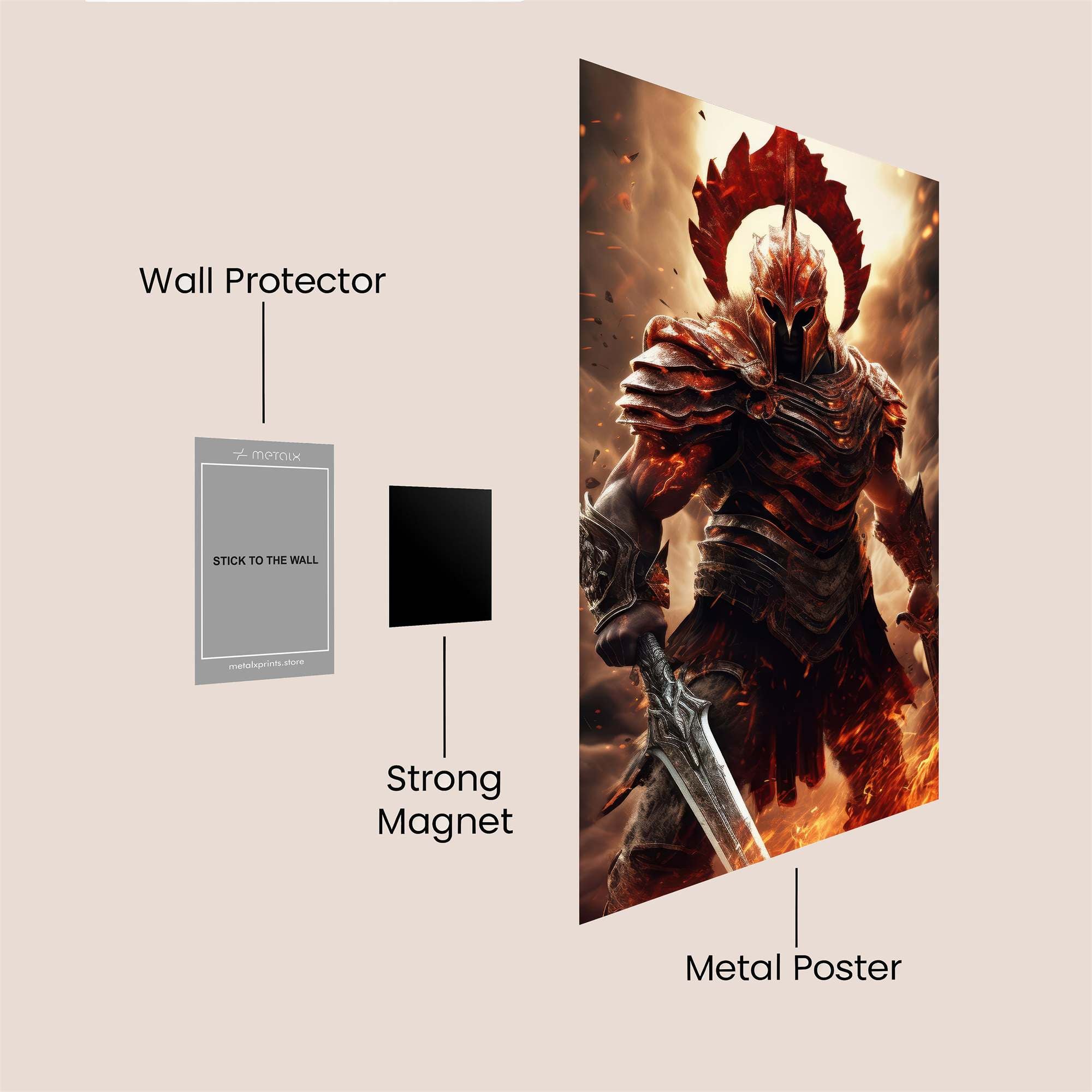 Ares Wrathful Safe Wall Magnetic / M